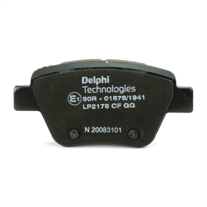 D14568656 DELPHI nicht für Verschleißwarnanzeiger vorbereitet, mit Anti-Quietsch-Blech, mit Zubehör Höhe 1: 54mm, Höhe 2: 54mm, Breite 1: 109mm, Breite 2: 109mm, Dicke/Stärke 1: 18mm, Dicke/Stärke 2: 18mm Bremsbelagsatz LP2178 günstig kaufen