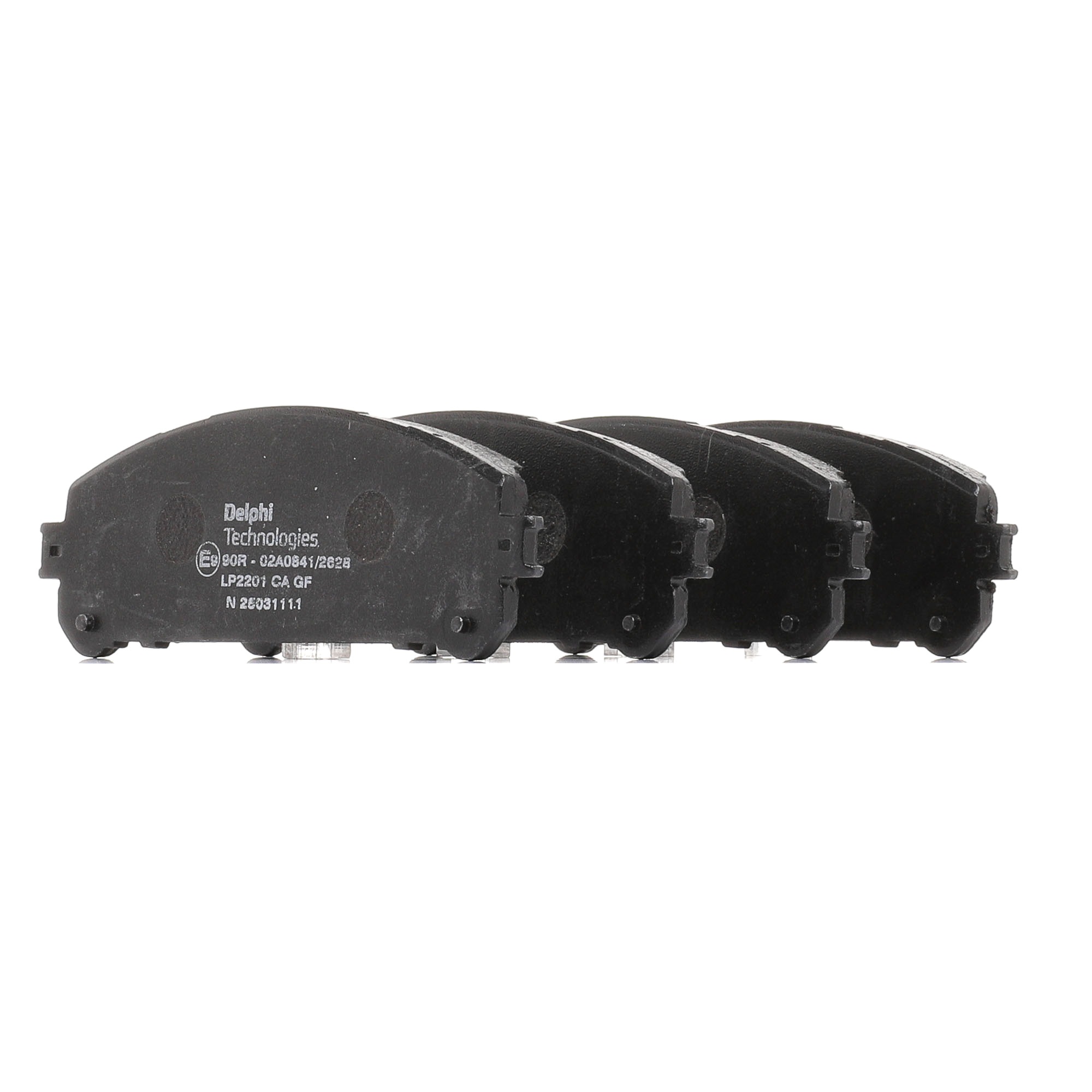 24452 DELPHI not prepared for wear warning indicator Height 1: 59,3mm, Height 2: 59,3mm, Width 1: 167,4mm, Width 2: 167,4mm, Thickness 1: 17,5mm, Thickness 2: 17,5mm Brake pads LP2201 buy
