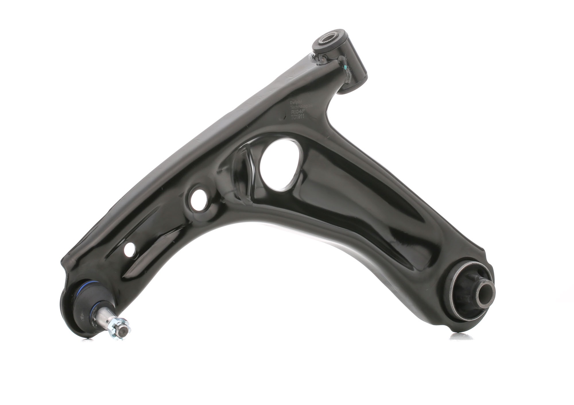 DELPHI TC1911 Suspension arm with ball joint, Trailing Arm, Sheet Steel