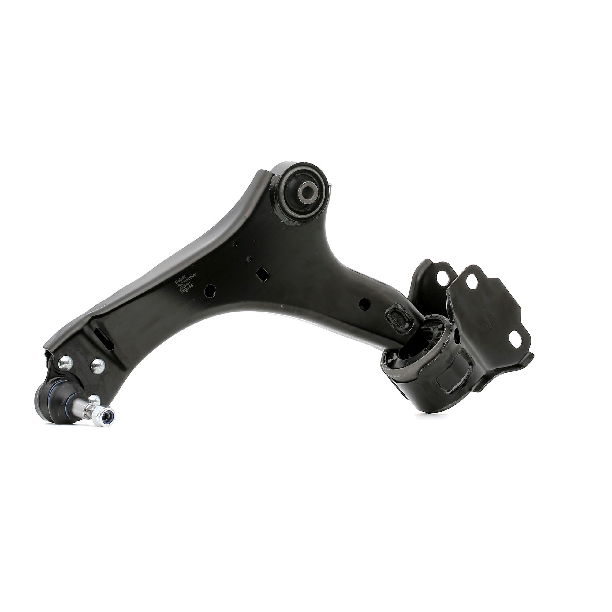 DELPHI TC2158 Suspension arm with ball joint, Trailing Arm, Sheet Steel