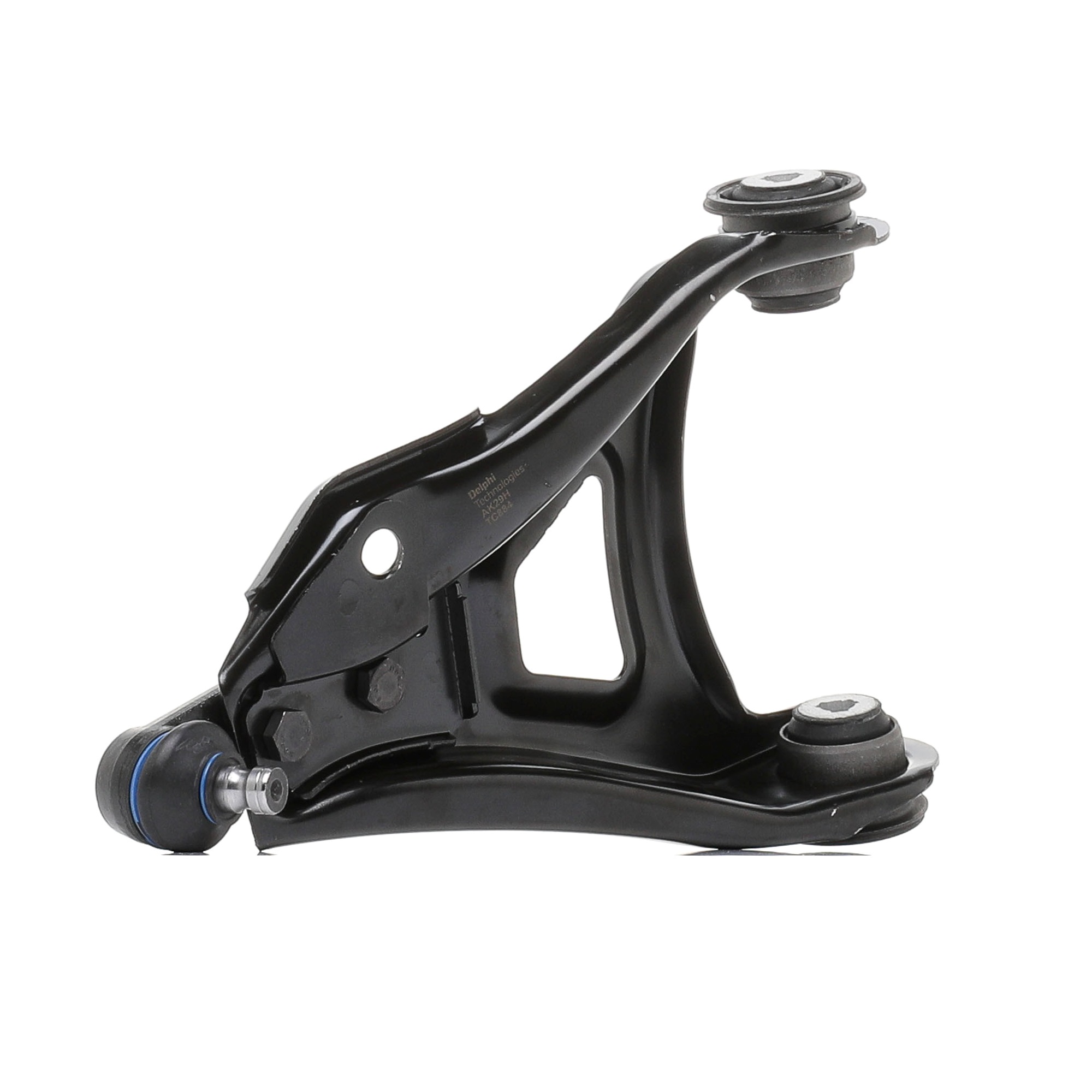 DELPHI Front Axle Right, Lower, Control Arm, Sheet Steel Control arm TC884 buy