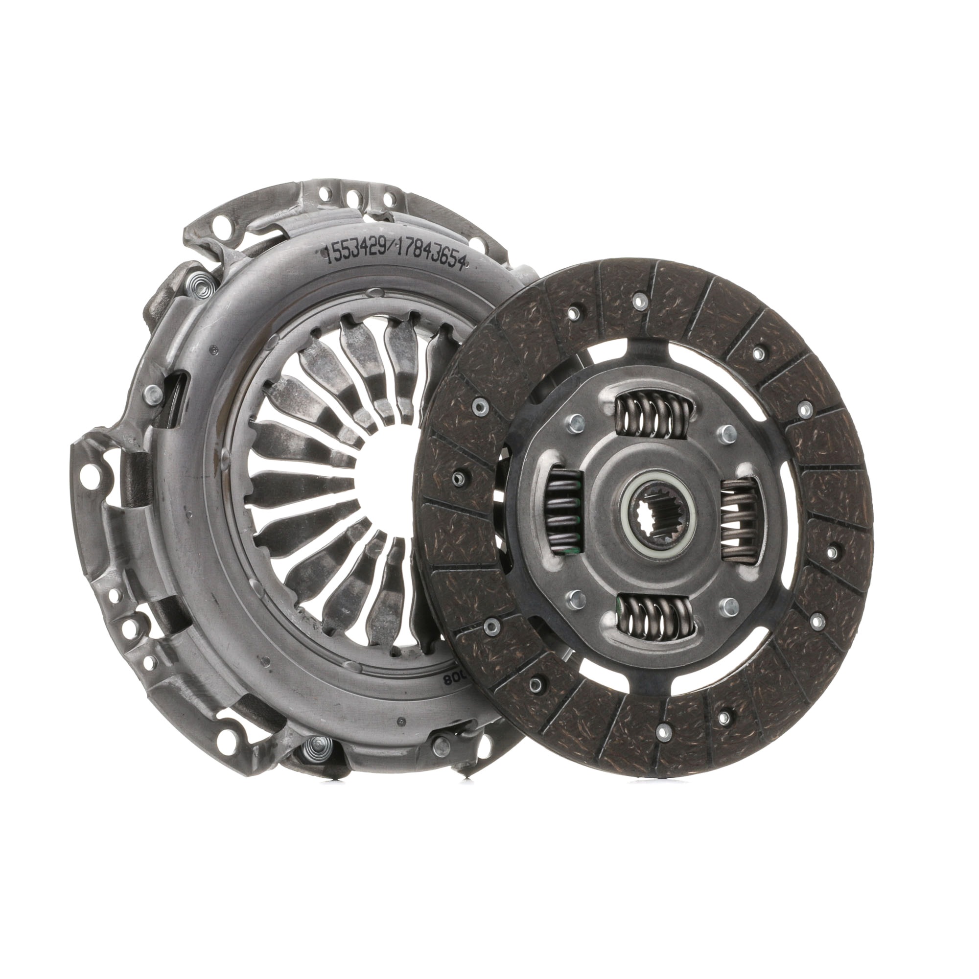 RIDEX 479C3752 Clutch kit with clutch pressure plate, with clutch disc, without clutch release bearing, 200mm