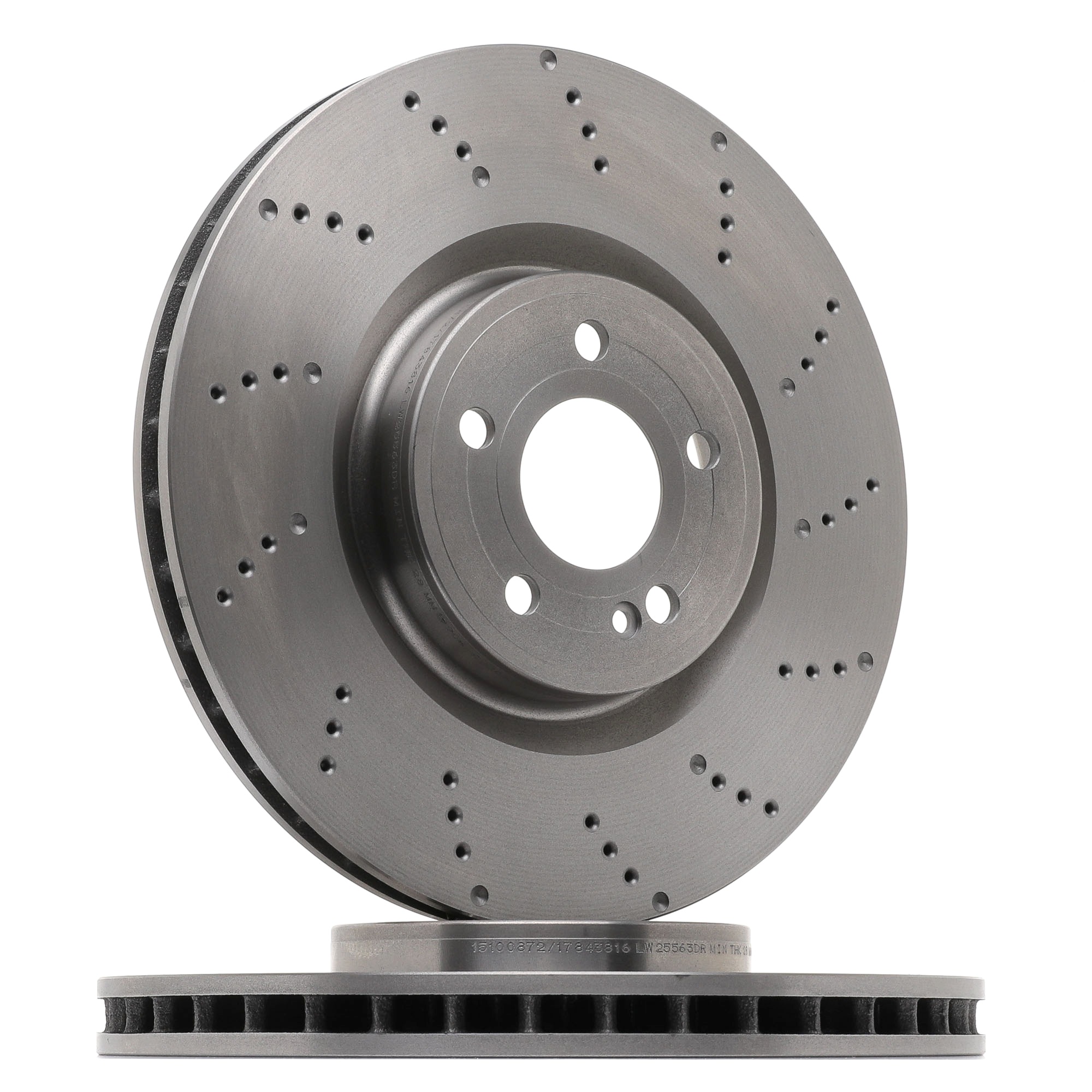 RIDEX 82B3048 Brake disc Front Axle, 350x30mm, 5/6x112, internally vented, Perforated, Cast Iron
