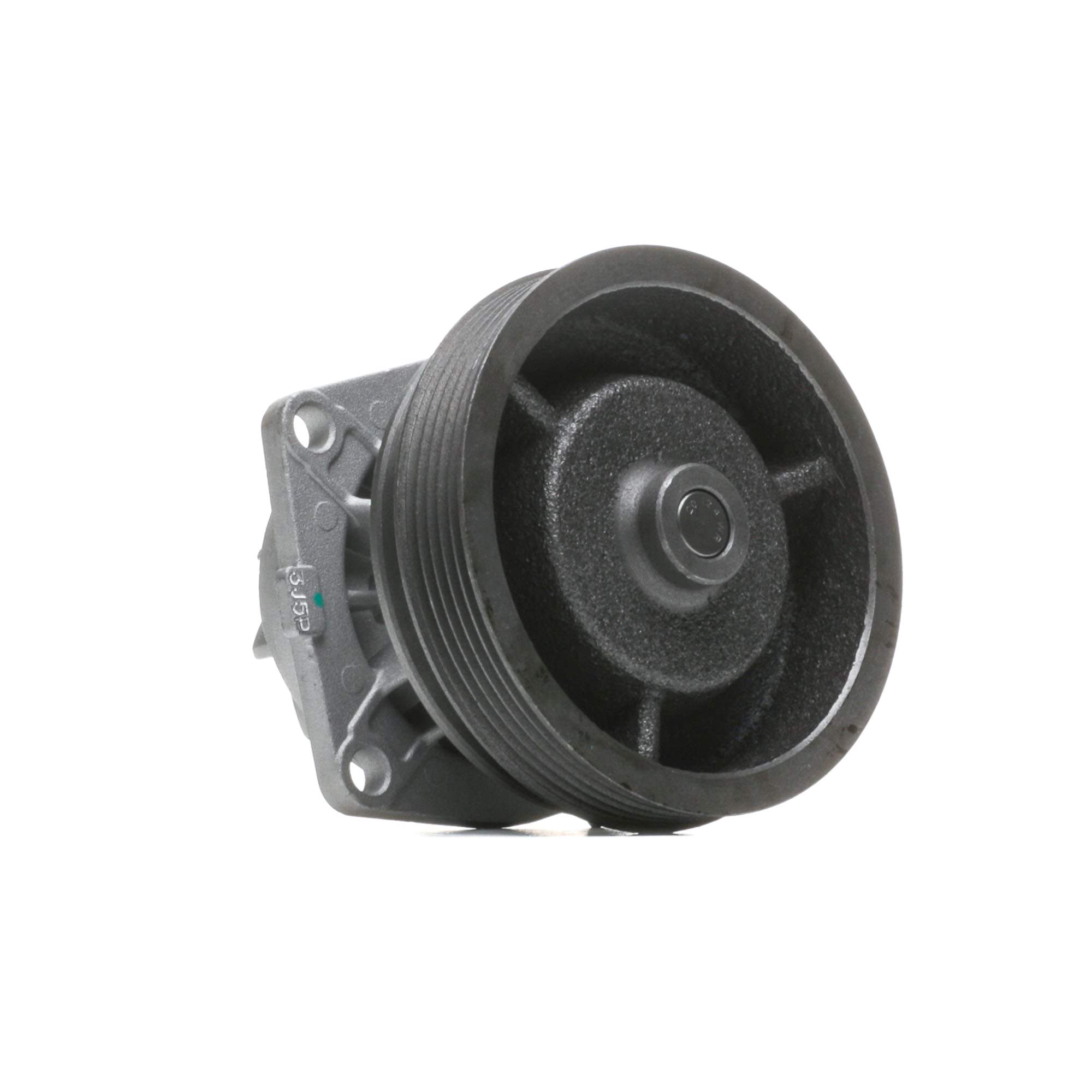 RIDEX 1260W0589 Water pump Number of Teeth: 5, Cast Aluminium, with gaskets/seals, Metal