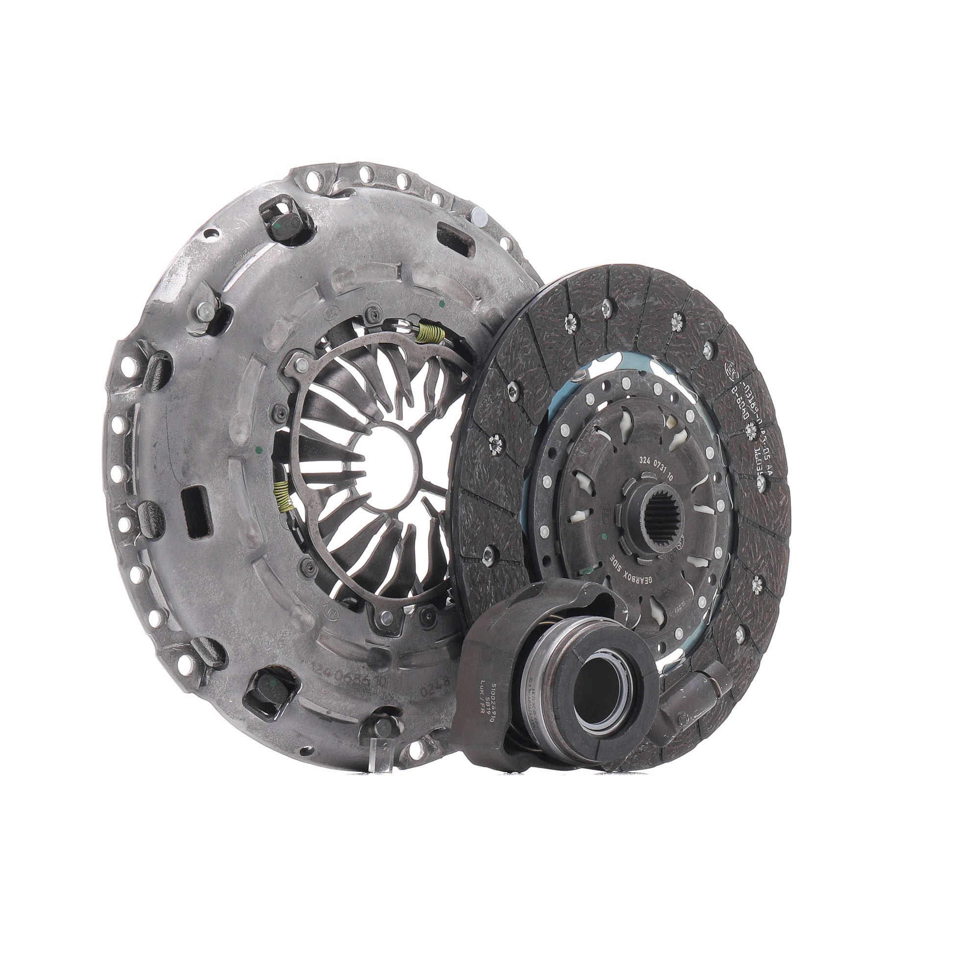 LuK Met koppelingsdruklager, Met automatische bijstelling, 240mm Ø: 240mm Koppelingskit 624 3751 33 koop goedkoop