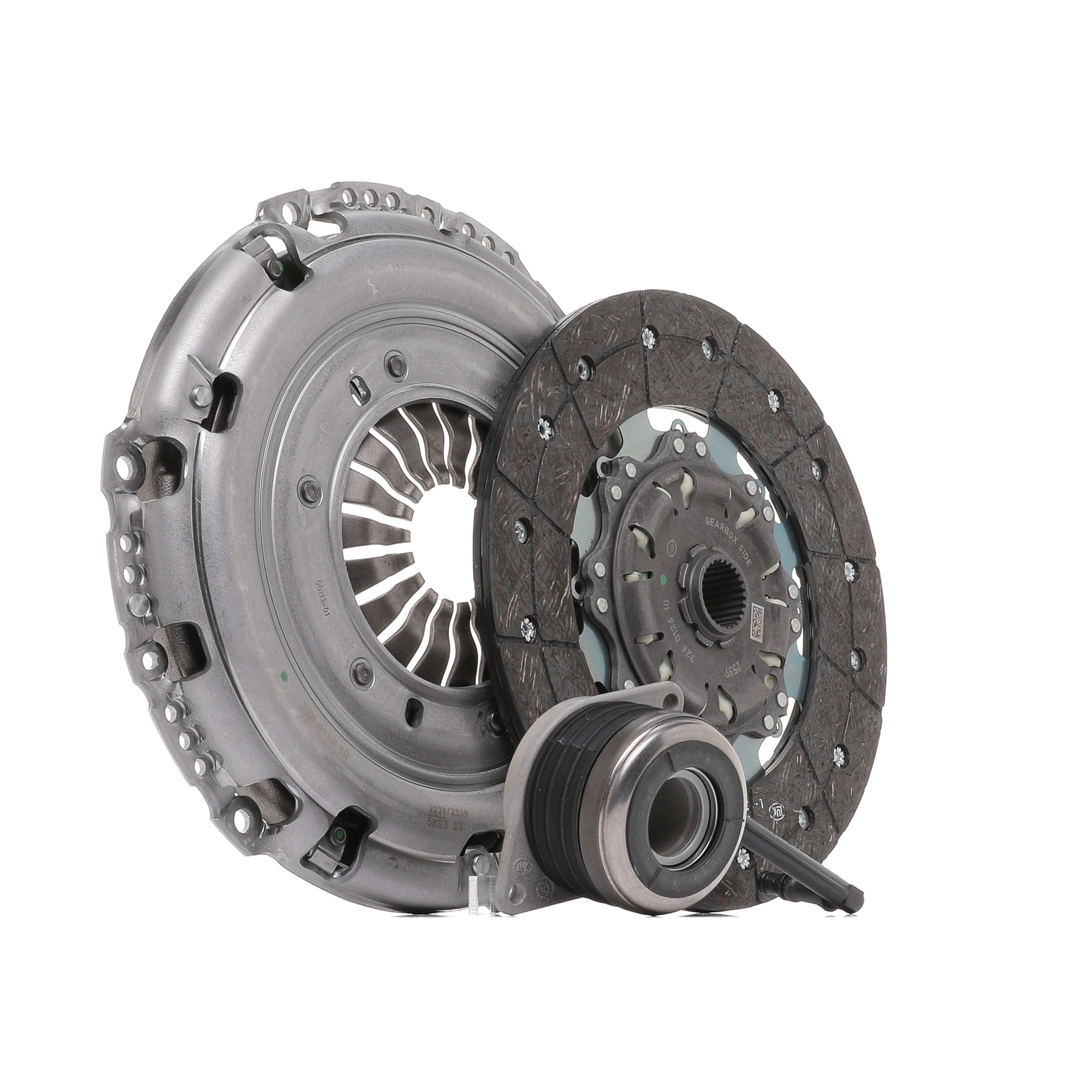 626 3152 33 LuK LuK RepSet Pro Met koppelingsdruklager, Met automatische bijstelling, 260mm Ø: 260mm Koppelingsset 626 3152 33
