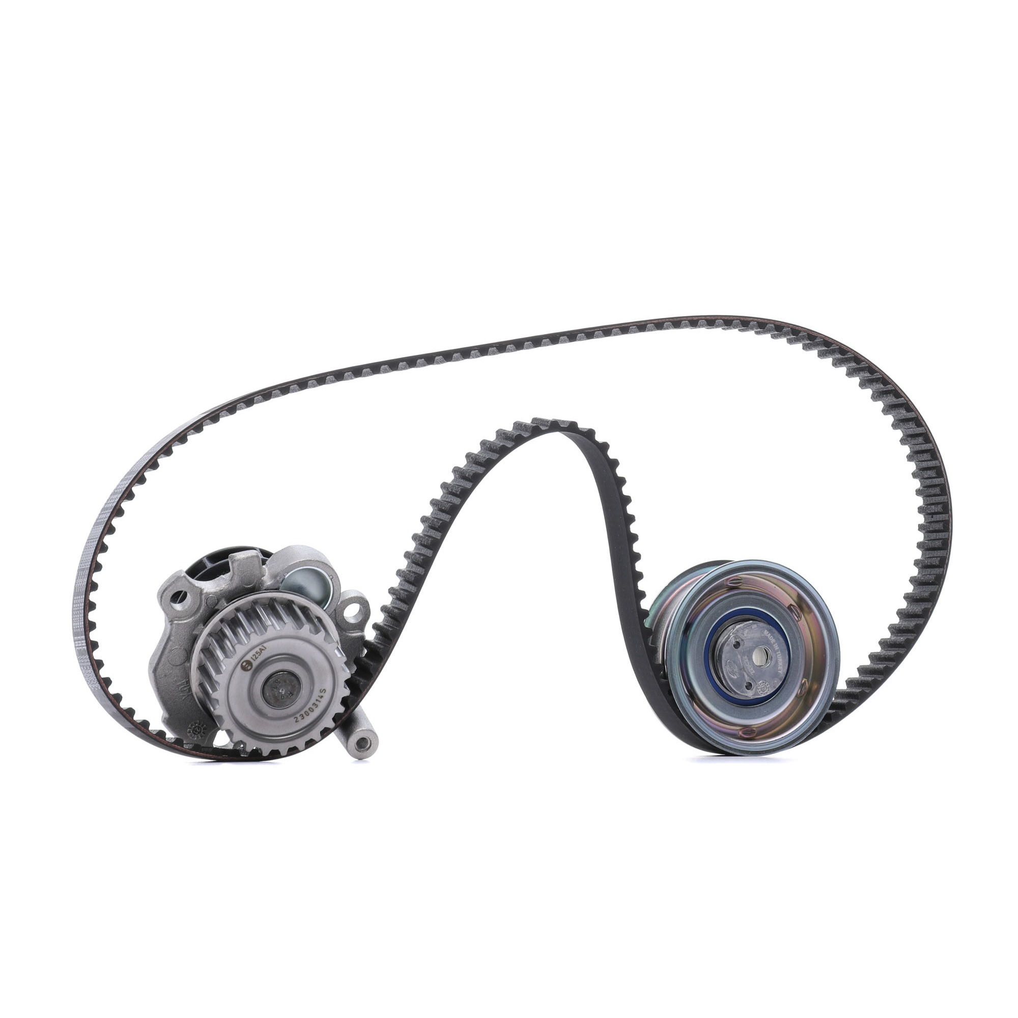 Great value for money - BOSCH Water pump and timing belt kit 1 987 946 392