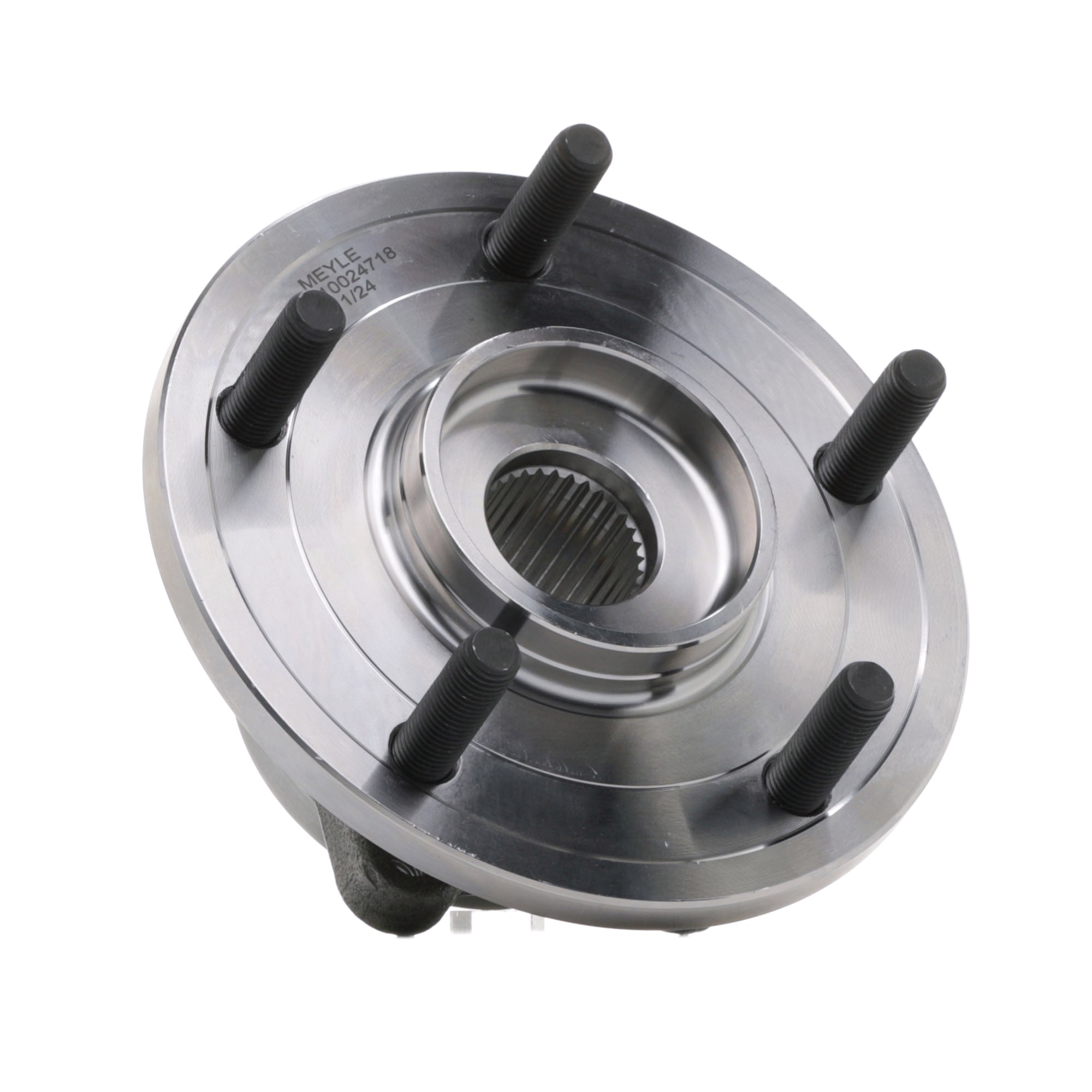 MWH0372 MEYLE Vorderachse, mit Anbau-/Befestigungsmaterial, mit integriertem Radlager, mit integriertem magnetischen Sensorring, 162 mm, Kugellager Radlagersatz 214 652 0016