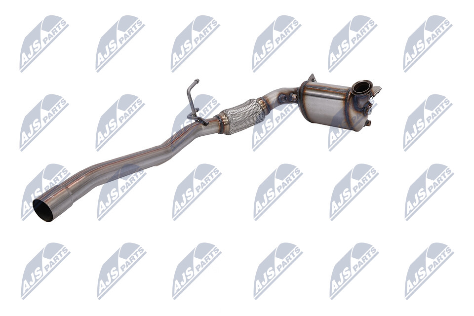NTY DPF-AU-008 Diesel particulate filter with mounting parts, with flexible pipe