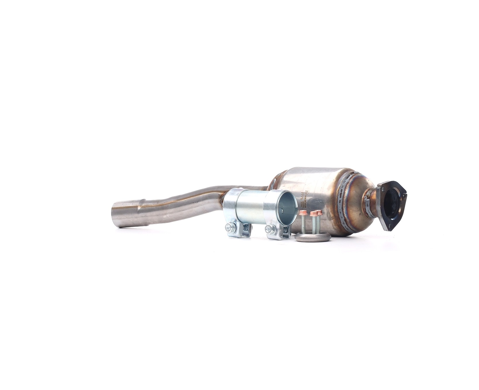 RIDEX 429C1025 Catalytic converter Euro 3, with fastening material, Centre, Rear, Length: 630 mm