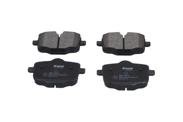 KAVO PARTS without integrated wear sensor Height 1: 73,8mm, Height 2: 65,6mm, Width: 116mm, Thickness: 18mm Brake pads KBP-10019 buy
