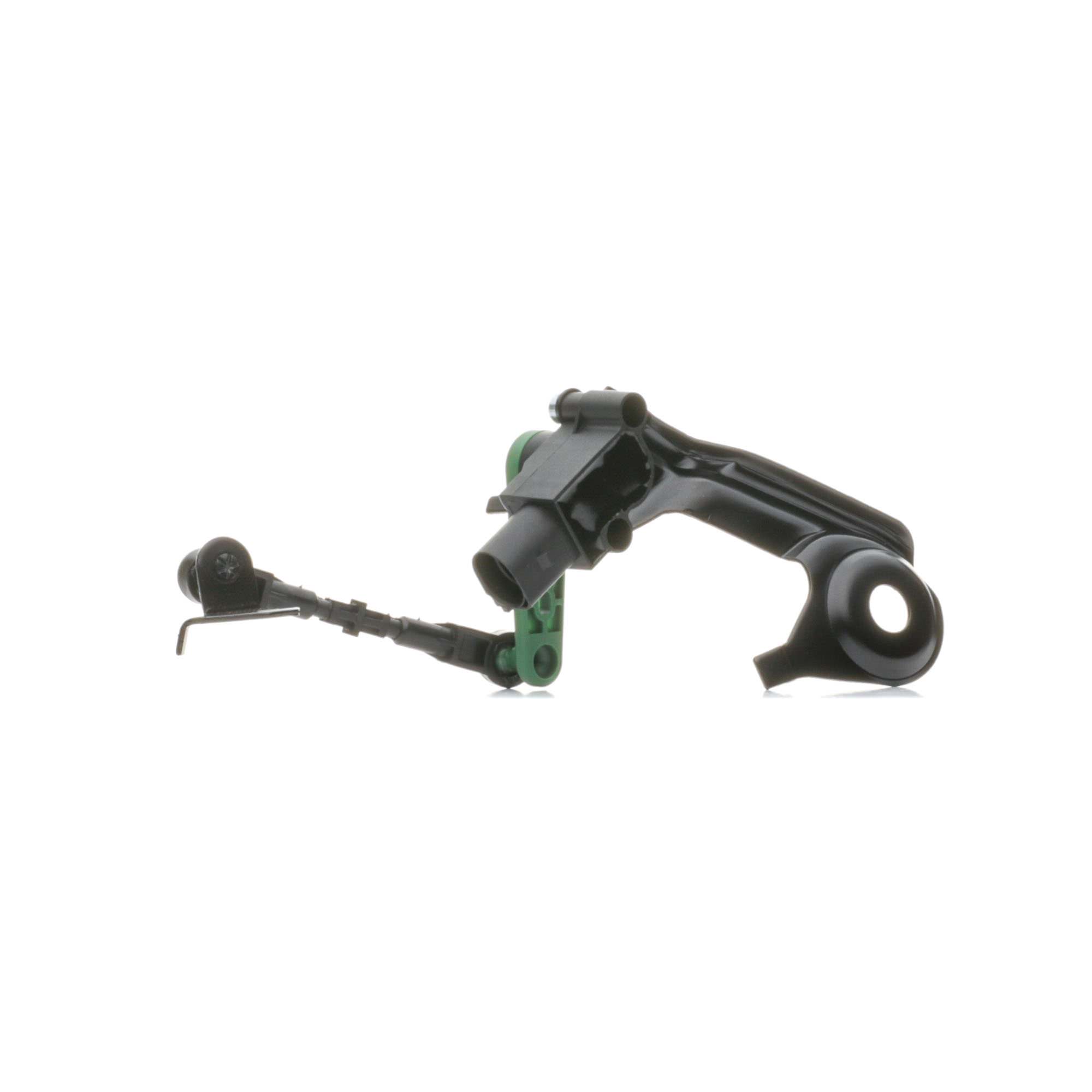 Control headlight range adjustment RIDEX Rear Axle Left, with holder, with coupling rod - 3721S0035