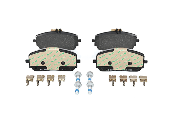 603882 ATE prepared for wear indicator, excl. wear warning contact, with brake caliper screws, with accessories Height 1: 71,5mm, Height 2: 80,8mm, Width: 163,2mm, Thickness: 18,9mm Brake pads 13.0460-3882.2 buy