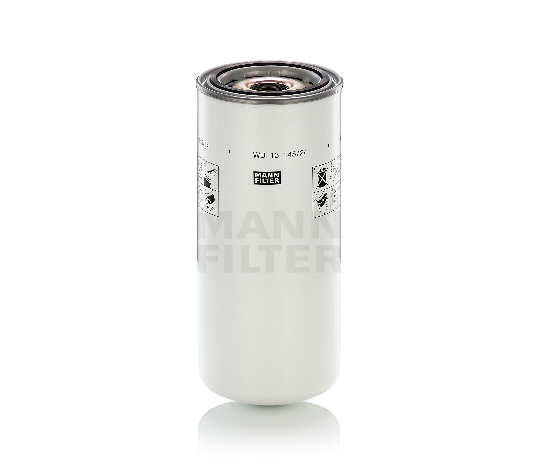 MANN-FILTER 135 mm Filtro, sistema hidráulico operador WD 13 145/24 comprar online