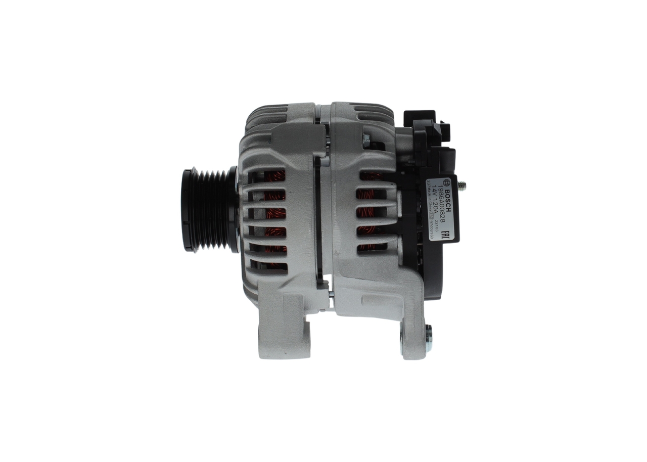 ALT 14V 120A (R) BOSCH 14V, 120A, B+(M8), 75, excl. vacuum pump, Ø 53,5 mm Generator 1 986 A00 828 buy