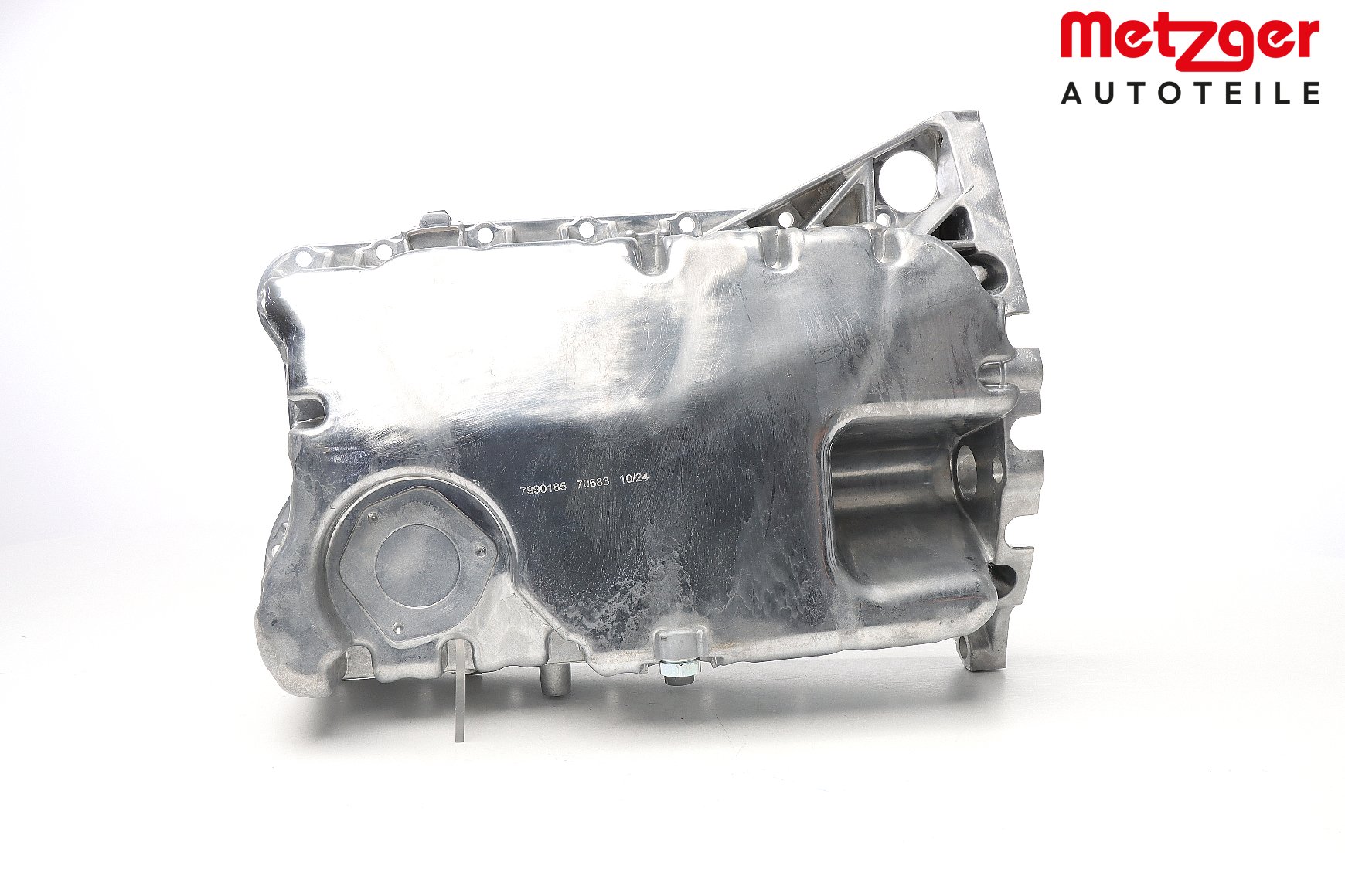 METZGER avec vis de vidange d'huile, sans joint d'étanchéite, sans espace pour le capteur du niveau d'huile, Aluminium Carter d'huile moteur 7990185 acheter en ligne
