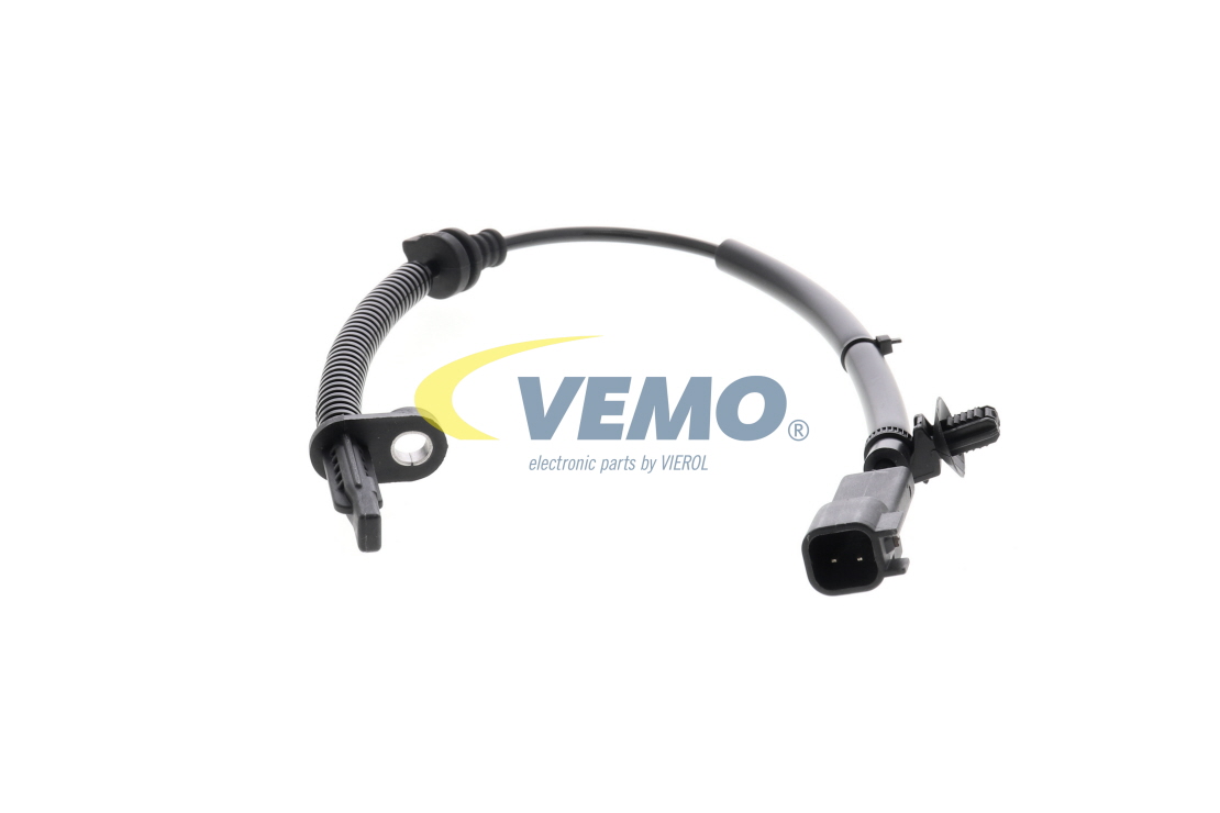 VEMO Raddrehzahlsensor V25-72-0228 Hinterachse, mit Kabel, 2-polig, eckig Anzahl der Steckkontakte: 2-polig