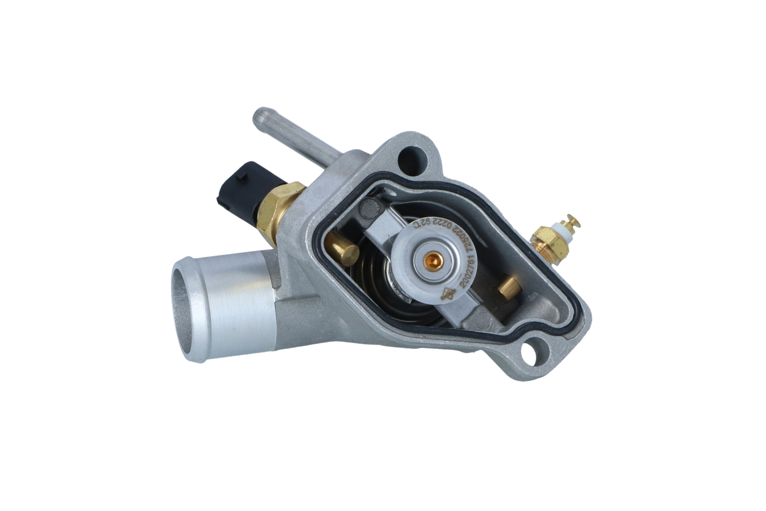 NRF 725022 Engine thermostat Opening Temperature: 92°C, with sensor, with seal ring, with housing