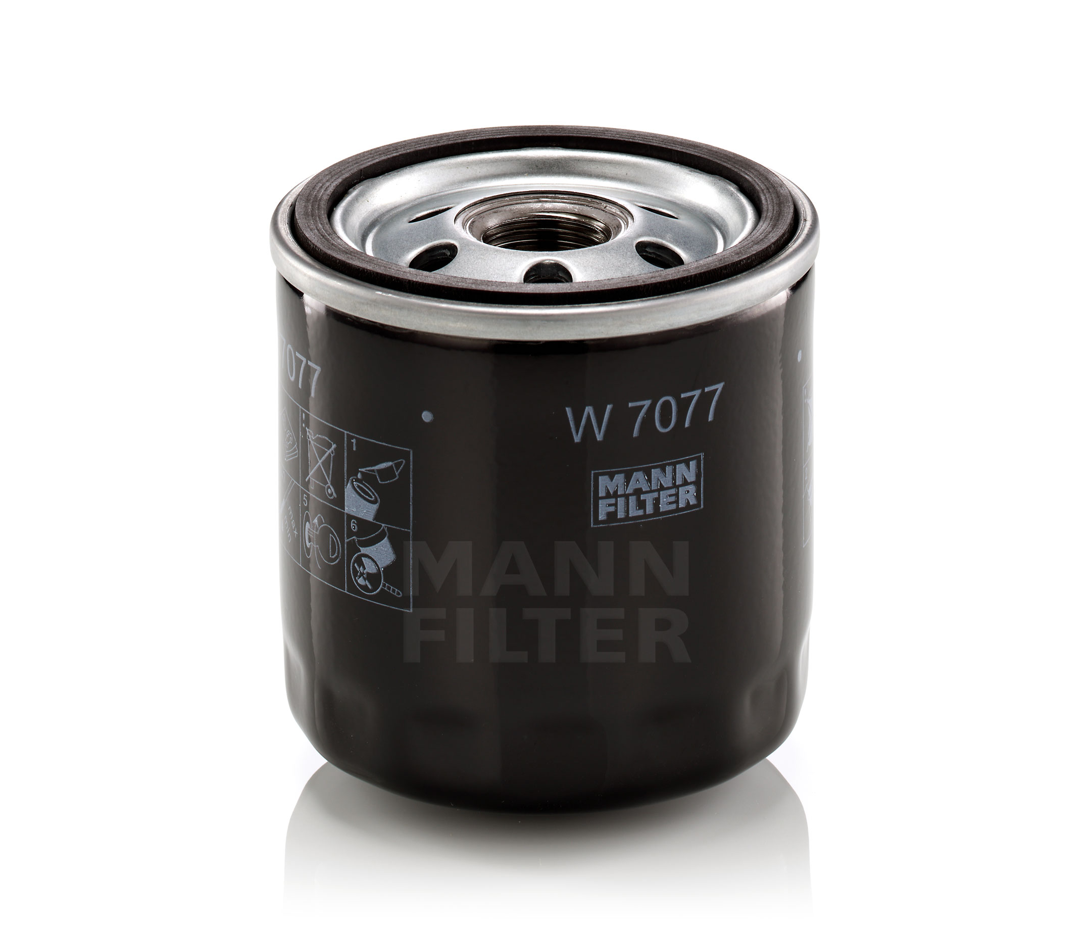 MANN-FILTER W 7077 Filtre à huile pas cher dans magasin en ligne