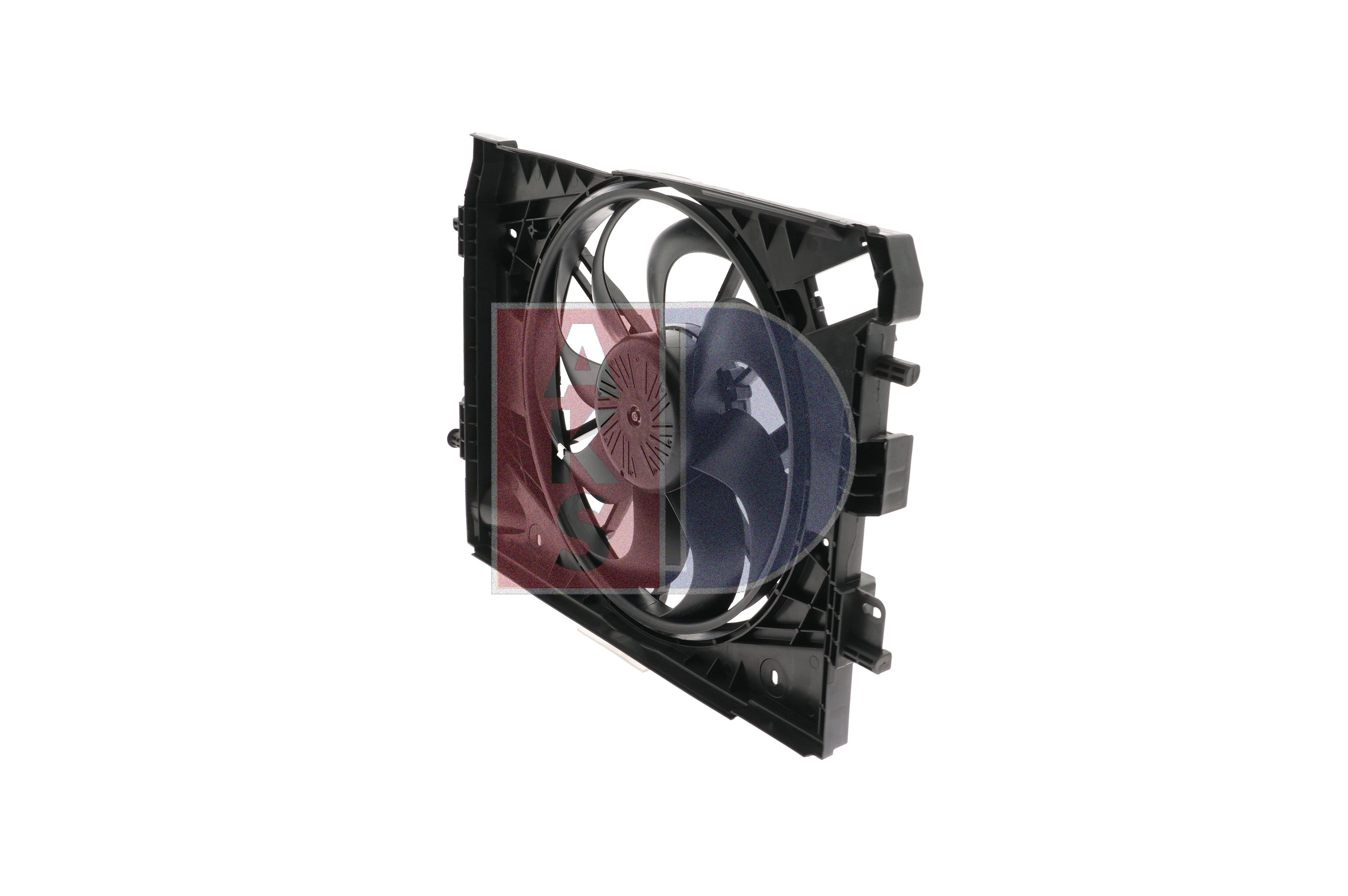 AKS DASIS 188116N Motoventilateur Ø: 400 mm, 12V, électrique, avec cadre du ventilateur de radiateur (encadrement)
