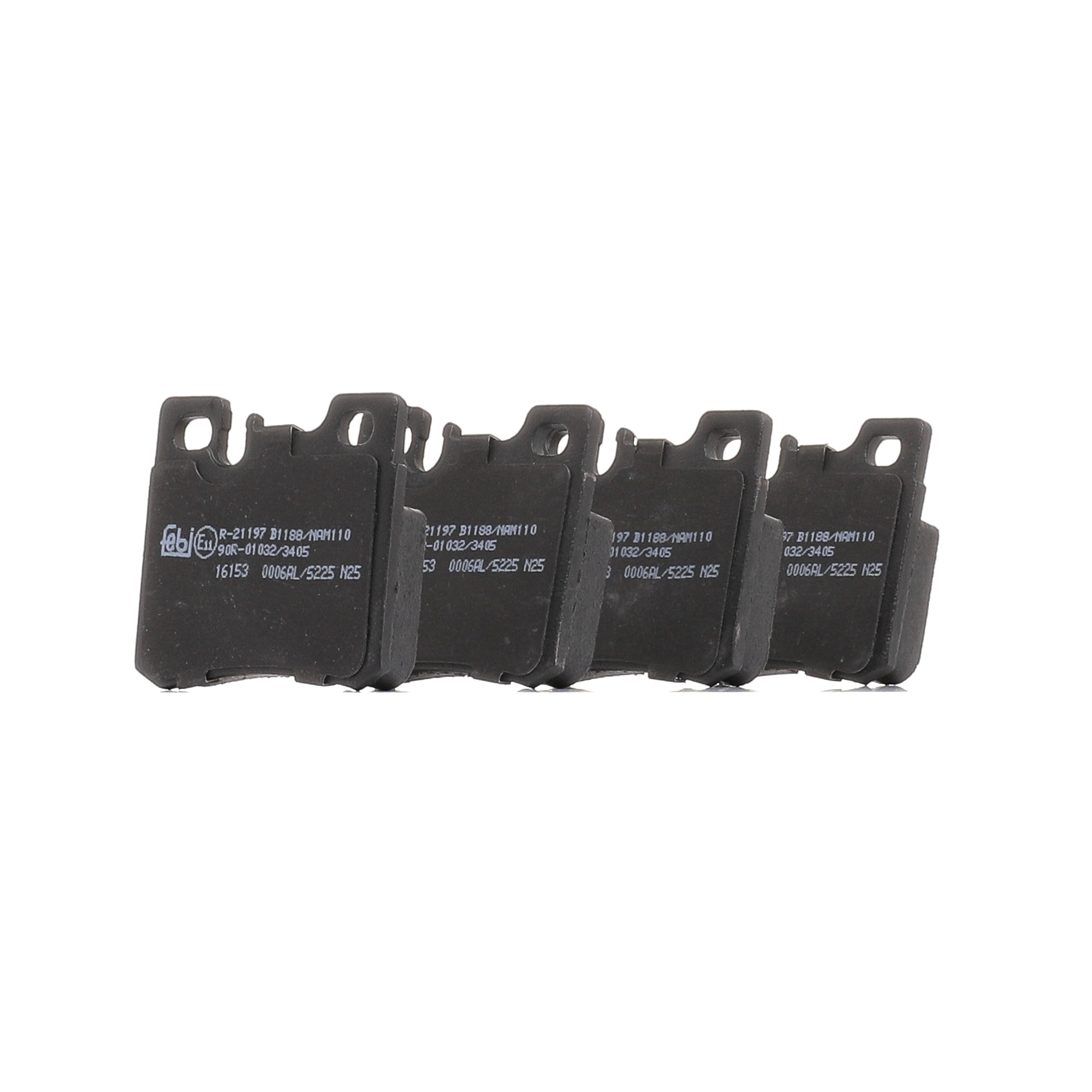 FEBI BILSTEIN 16153 1993 MERCEDES-BENZ W124 Coupe (C124) brake pads