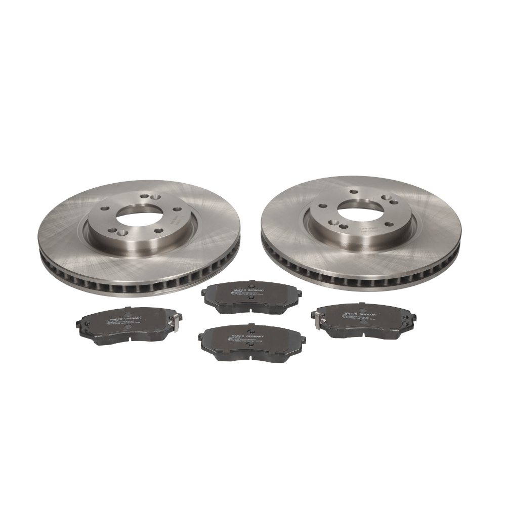 MAPCO Front Axle, internally vented, with acoustic wear warning Ø: 300mm, Brake Disc Thickness: 28mm Brake discs and pads 47938 buy