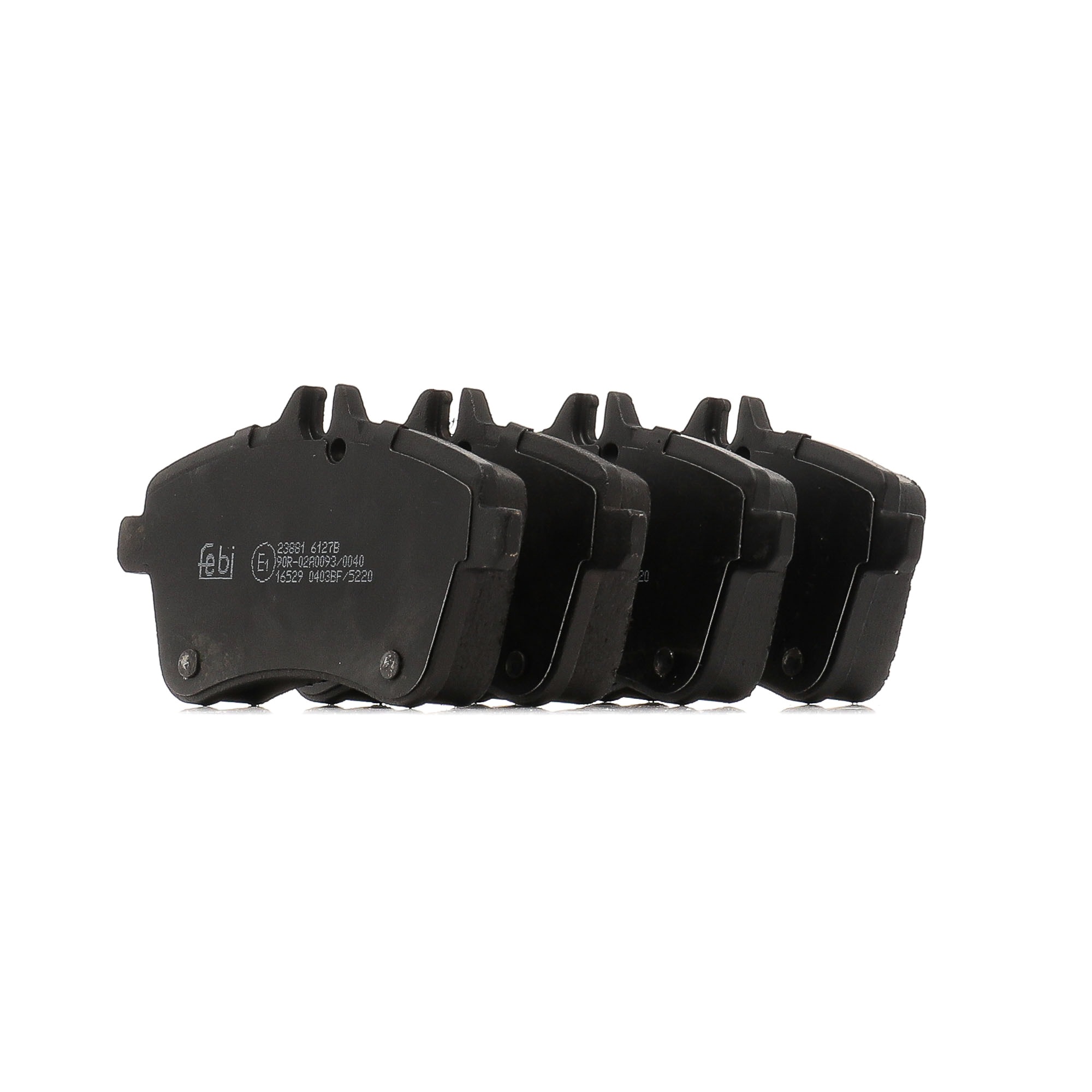 FEBI BILSTEIN 16529 Brake pad set Front Axle, prepared for wear warning indicator