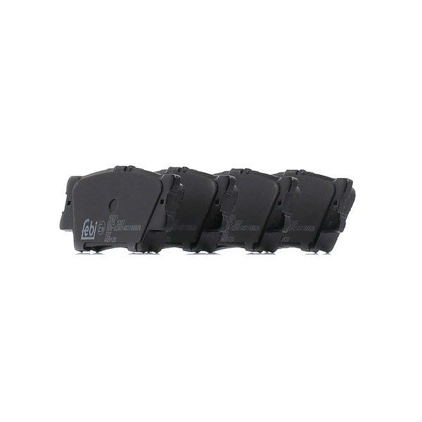 FEBI BILSTEIN 16651 TOYOTA RAV 4 IV (ZSA4_, ALA4_) Brake pad set