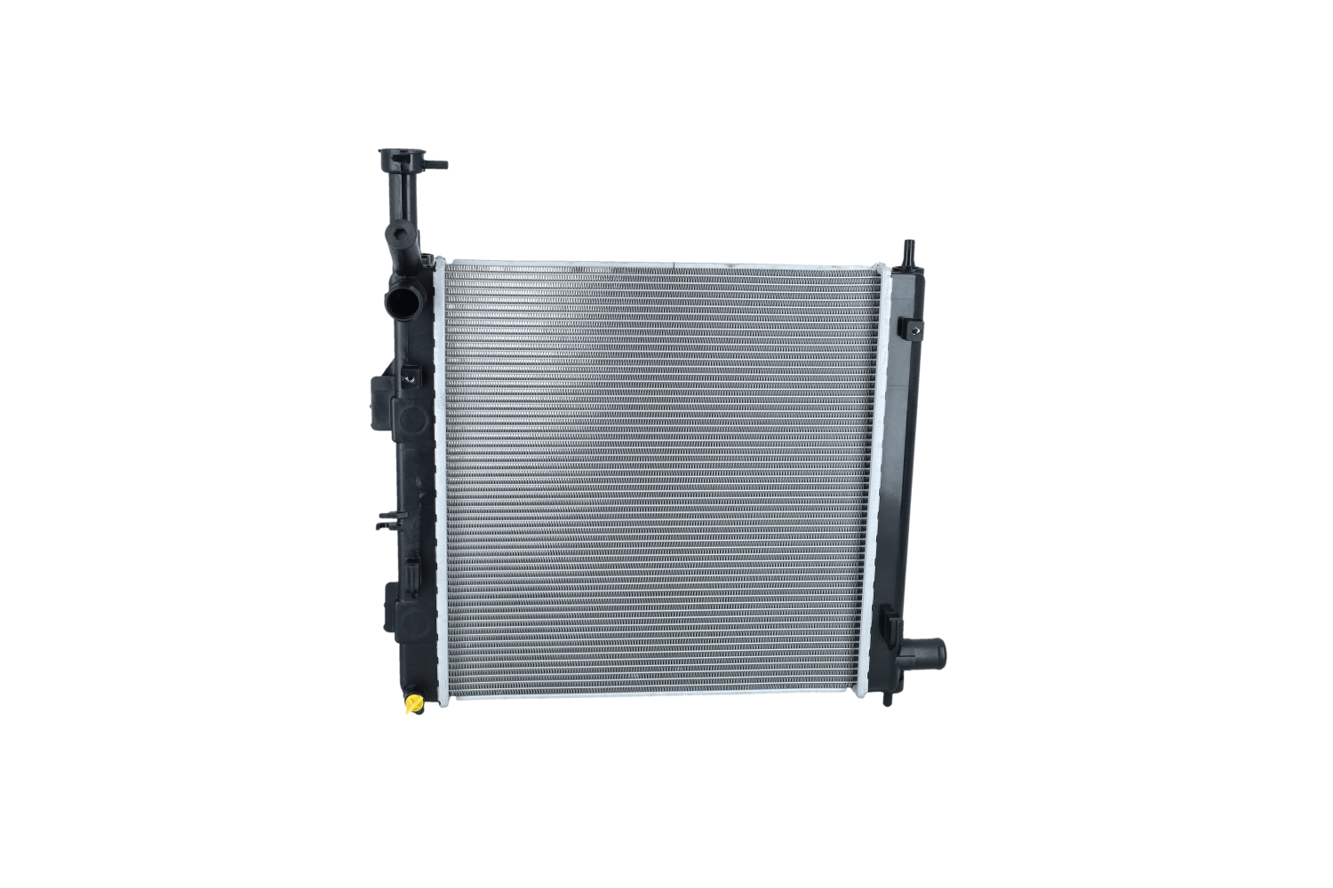 NRF 550206 Kylare Aluminium, 410 x 428 x 16 mm, Kylflänsar lödda