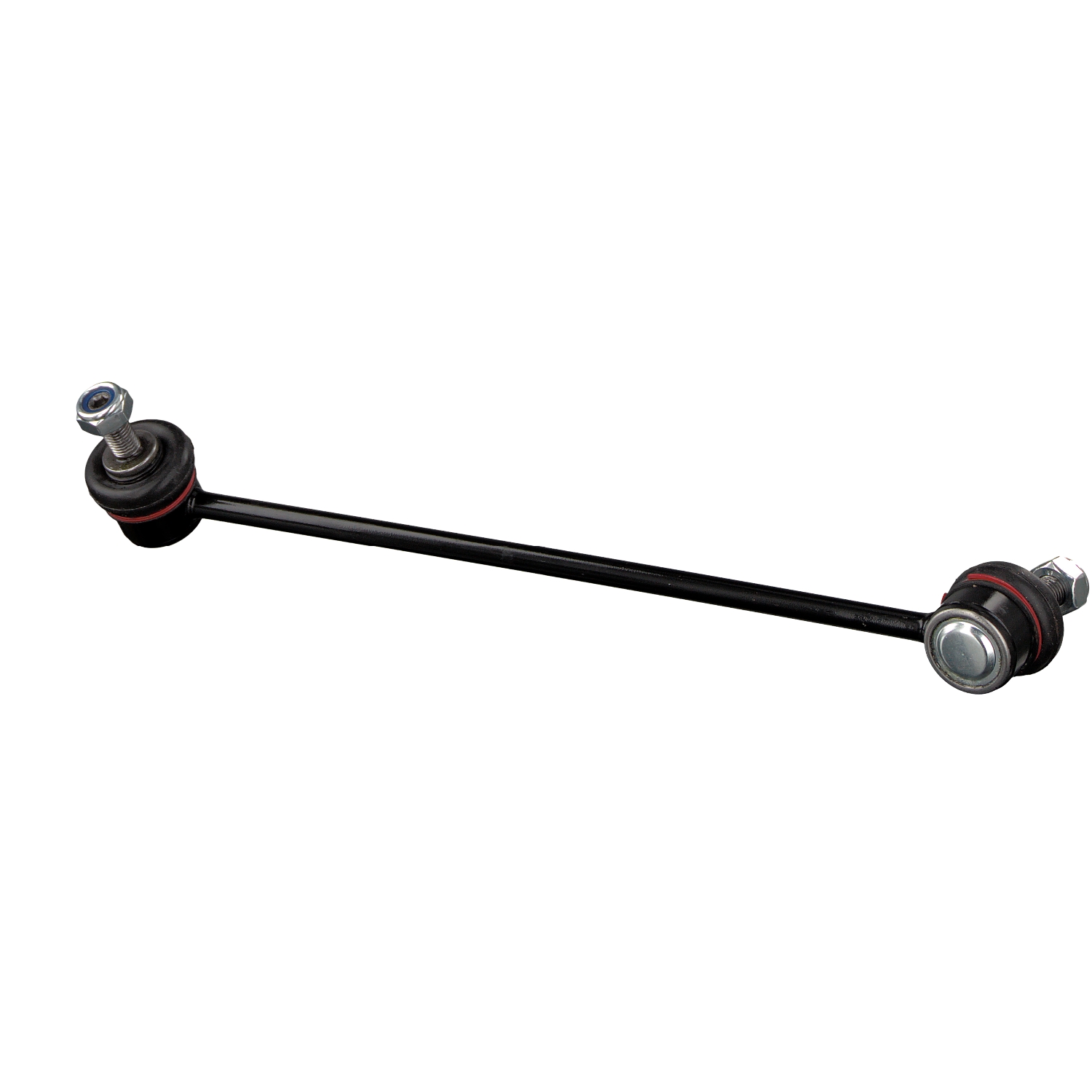 FEBI BILSTEIN 24963 Koppelstange Vorderachse rechts, 300mm, M10 x 1,25 , OE Turbo NEU, mit Muttern, Stahl