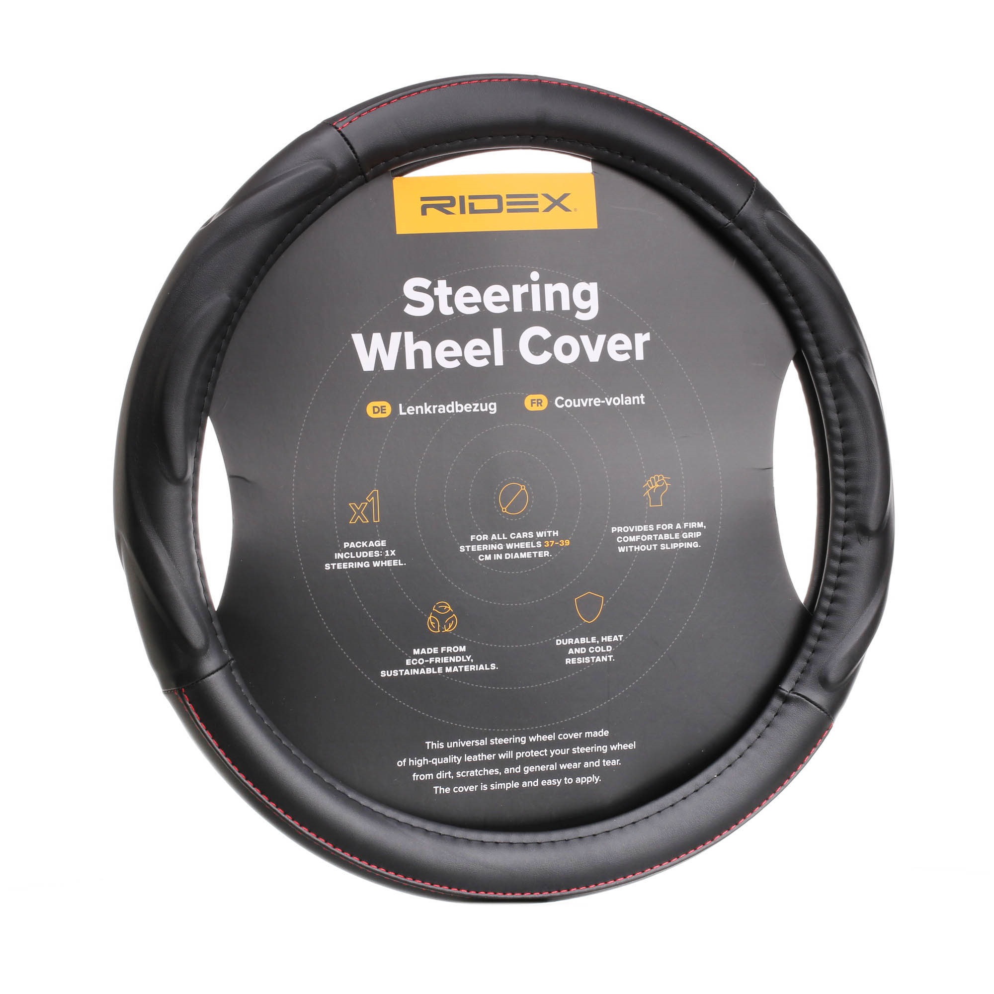 Car steering wheel cover 37-39 cm RIDEX 4791A0140