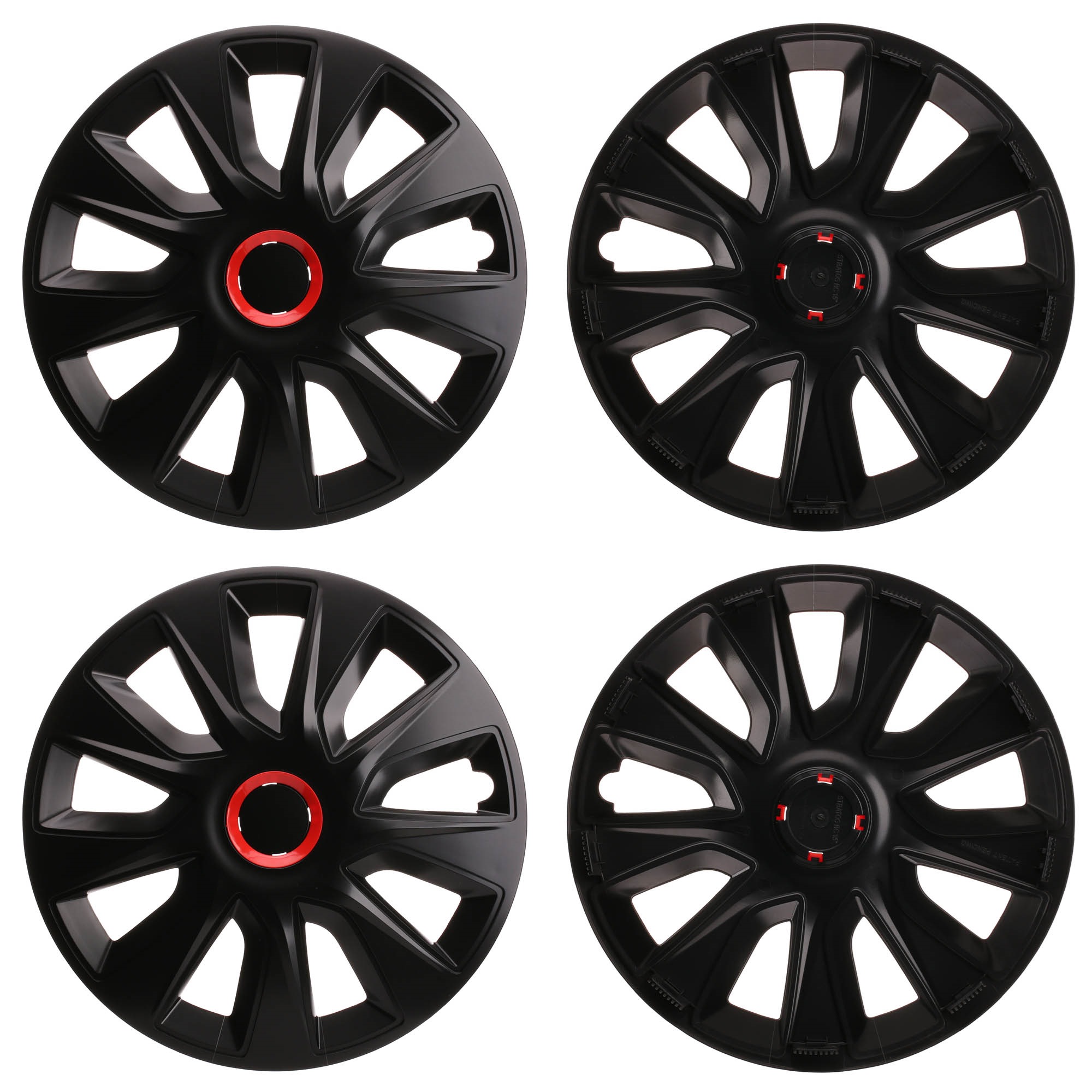 RIDEX PLUS 15 Inch black, red Wheel trims 100009A0011P buy