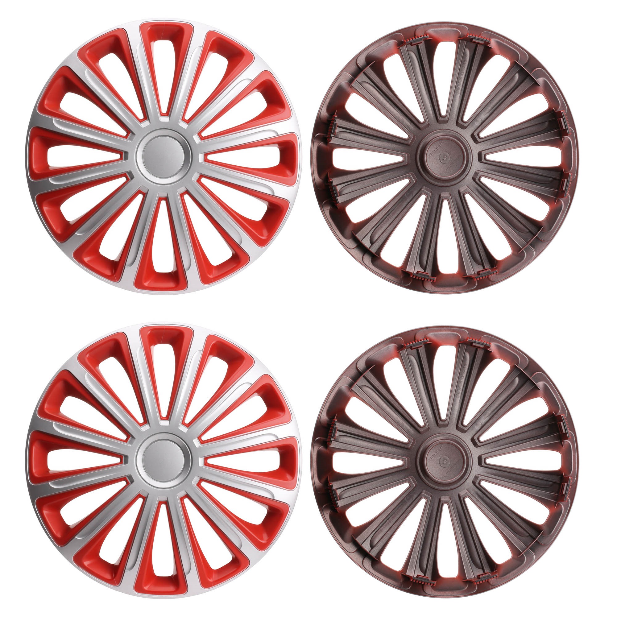 RIDEX PLUS 14 Inch silver, red Wheel trims 100009A0022P buy