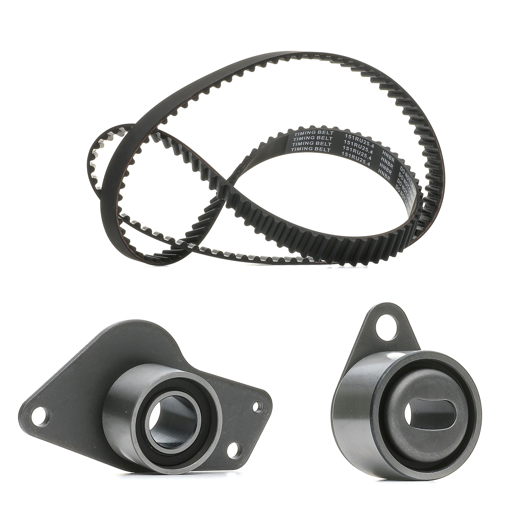 GATES Kit Cinghia Di Distribuzione K015427XS – N° Denti 135, Larghezza 19mm, Lunghezza 1080mm, Con Pompa Acqua Consigliata