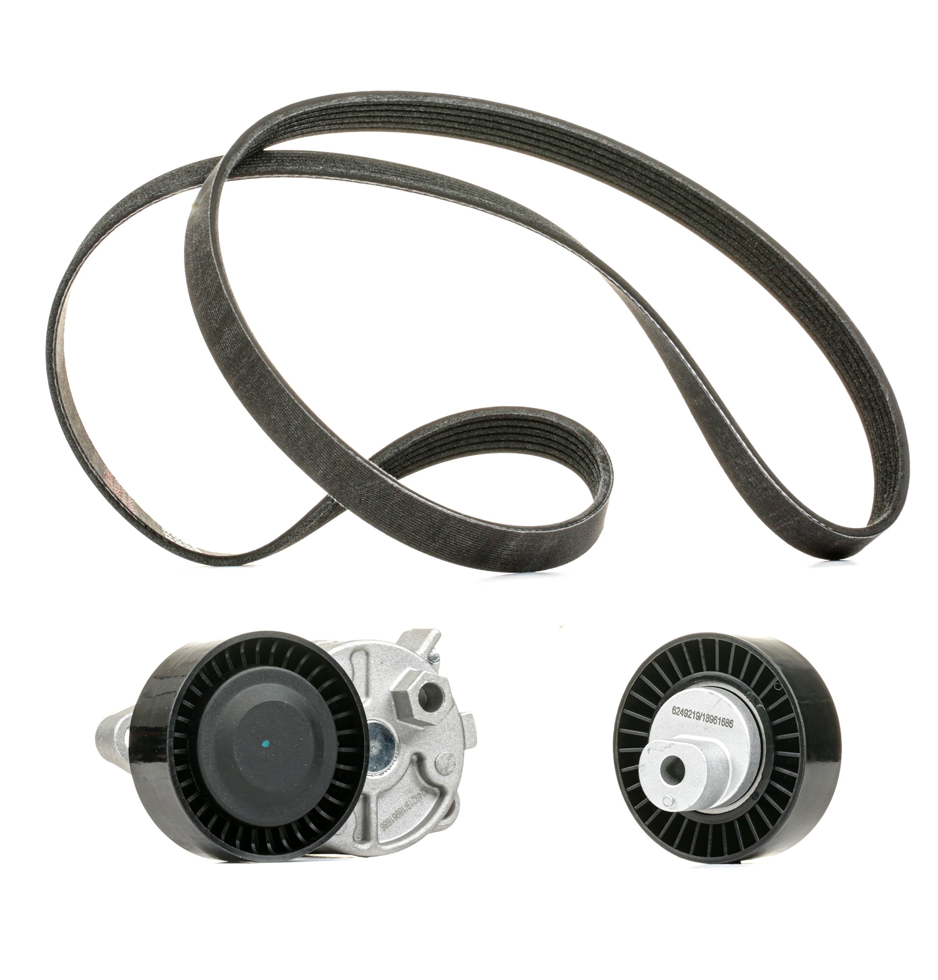 RIDEX PLUS 542R0198P Serpentine belt kit BMW E46 330i 3.0 231 hp Petrol 2004 price
