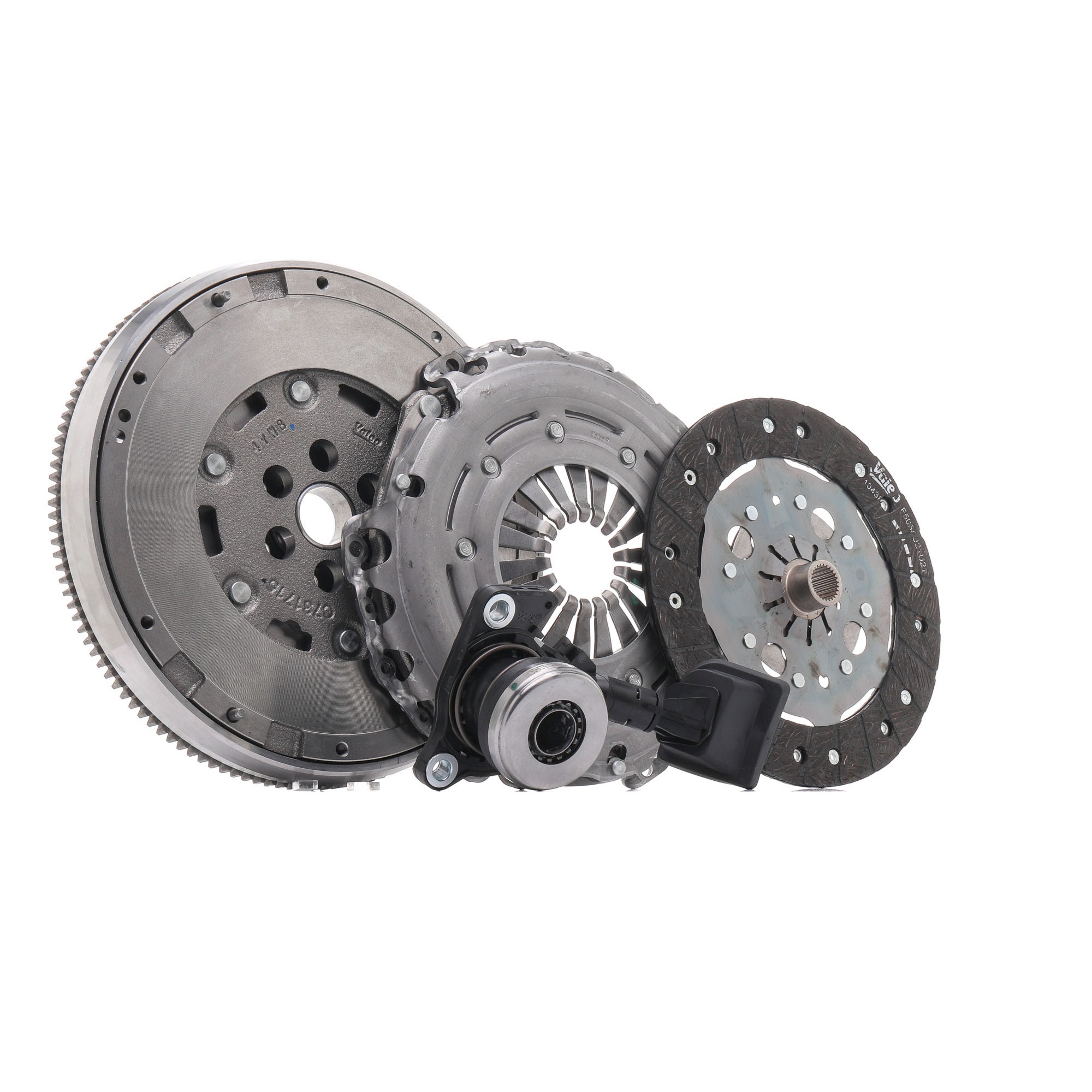 Kit D'embrayage RIDEX 479C0020 Avec Volant Monomasse - Compatible Peugeot Citroën 206 207 308 Etc. - Inclut Vis Et Butée