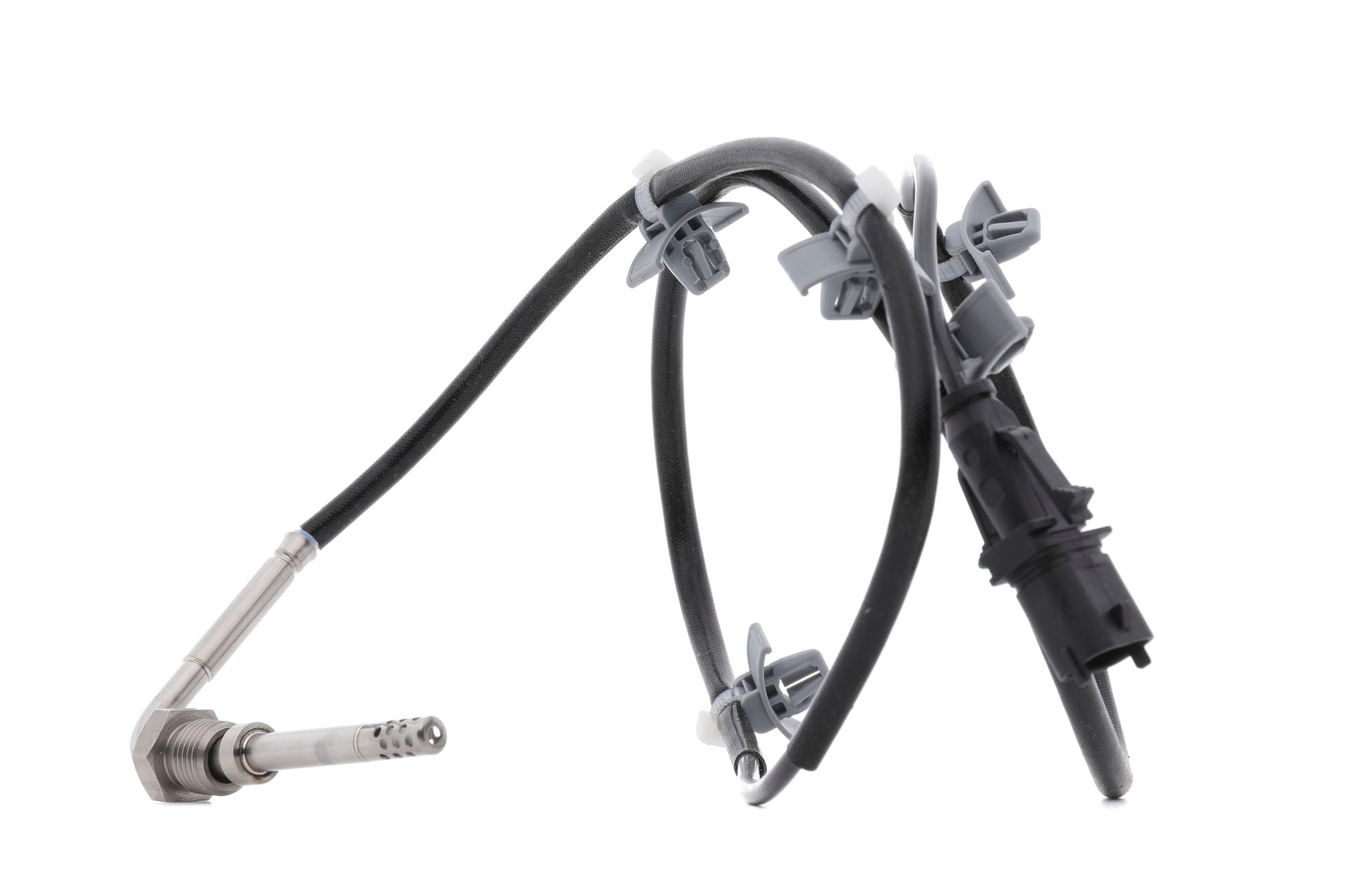 3938E0510 RIDEX Exhaust gas temperature sensor OPEL with fastening clips on the cable