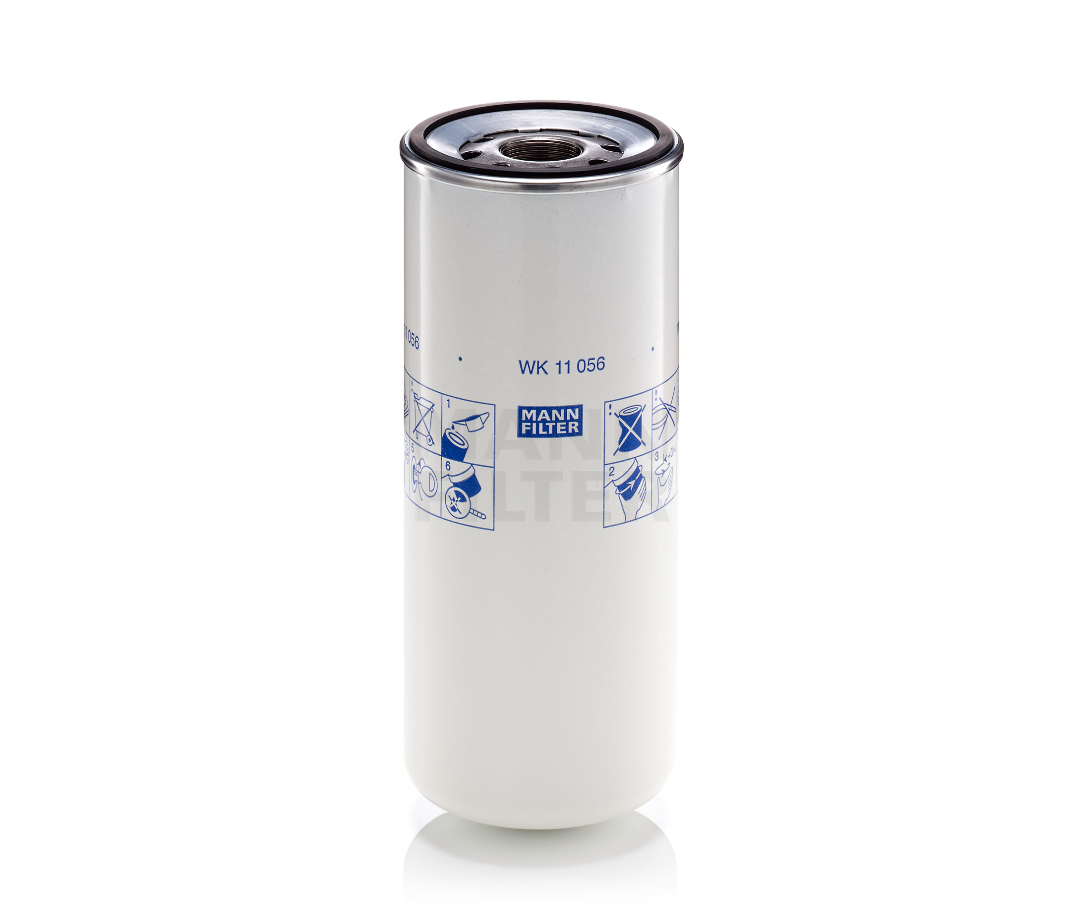 MANN-FILTER Spin-on Filter Height: 263mm Inline fuel filter WK 11 056 buy