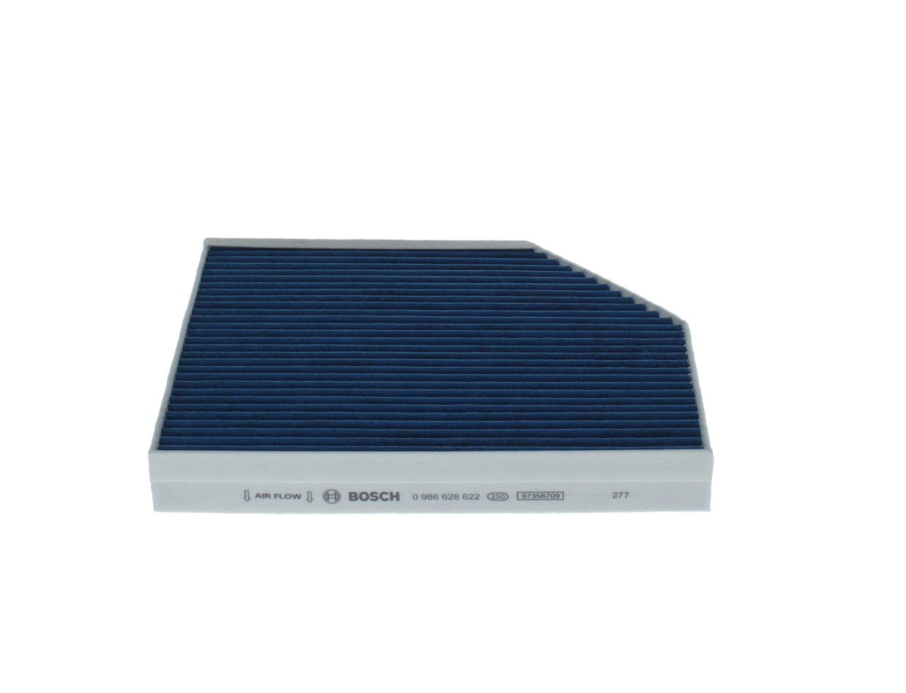 A 8622 BOSCH Activated Carbon Filter, Particulate filter (PM 2.5), with anti-allergic effect, with fungicidal effect, with antibacterial action, 240 mm x 278 mm x 35 mm Width: 278mm, Height: 35mm, Length: 240mm Cabin filter 0 986 628 622 buy