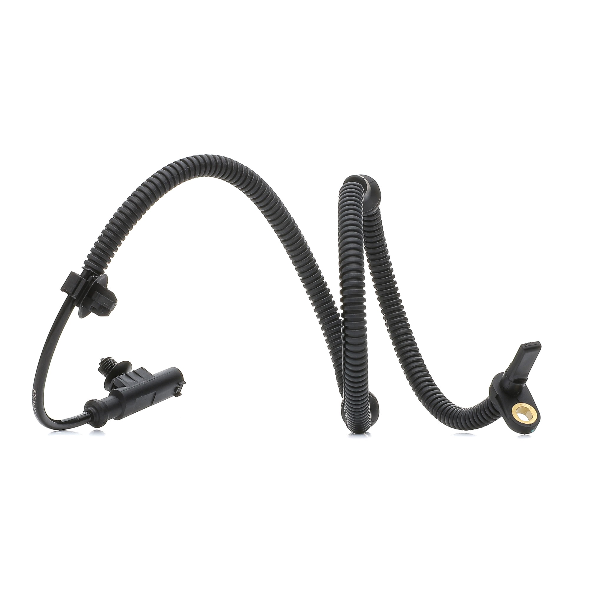 412W0131P RIDEX PLUS Wheel speed sensor SKODA Front axle both sides, Active sensor, 2-pin connector, 760mm, 850mm, 28mm, oval
