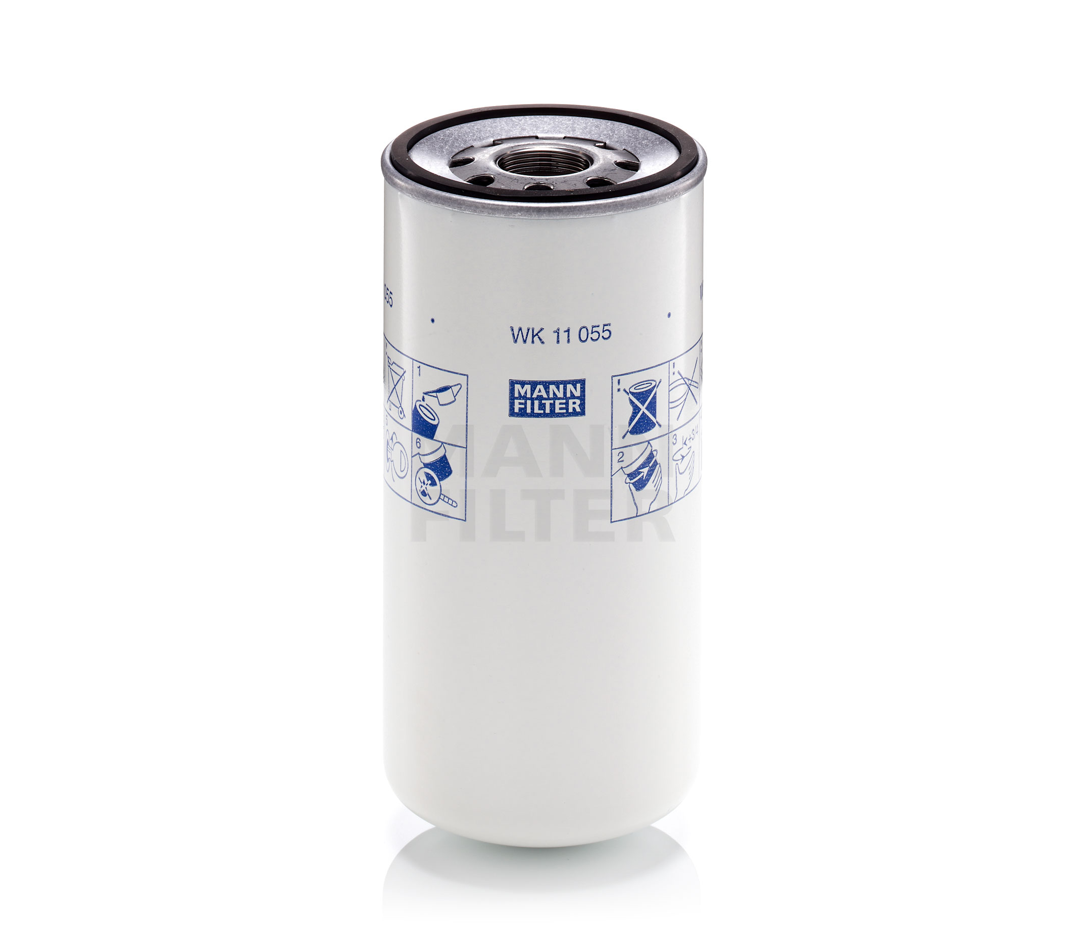 Pirkt WK 11 055 MANN-FILTER Uzskrūvējams filtrs Augstums: 226mm Degvielas filtrs WK 11 055 lēti