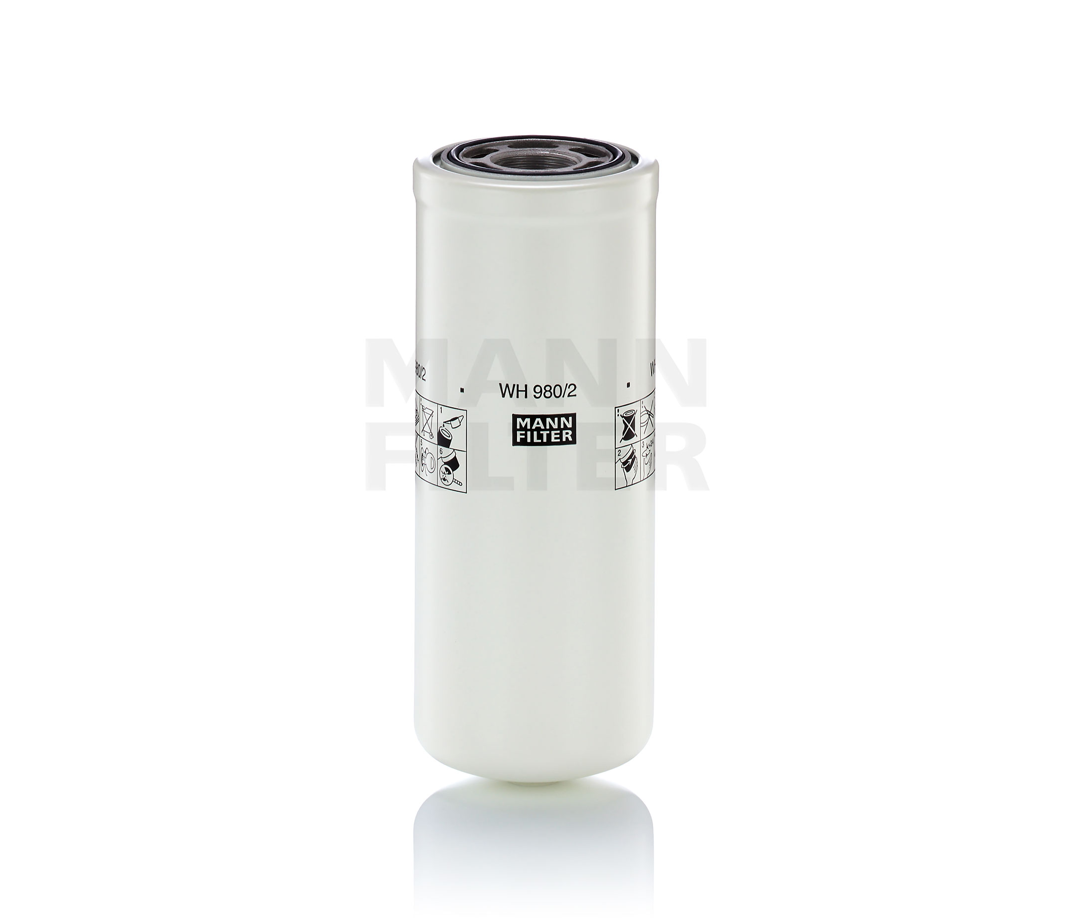 MANN-FILTER Filter, Arbeitshydraulik WH 980/2 96 mm