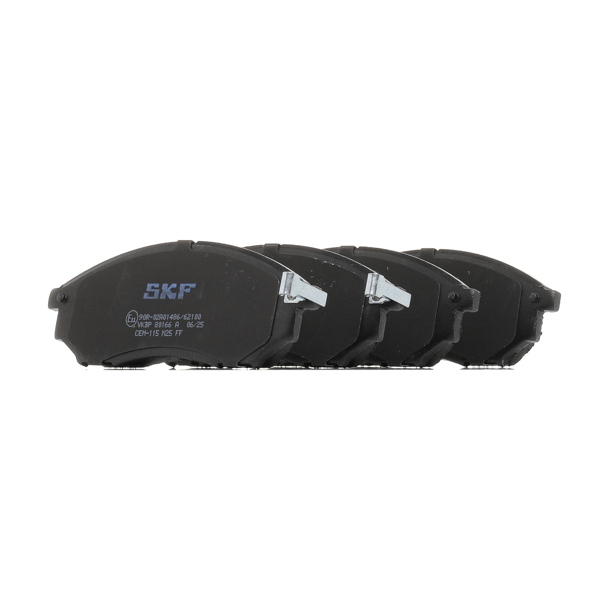 23698 SKF with acoustic wear warning Thickness: 16,8mm Brake pads VKBP 80166 A buy