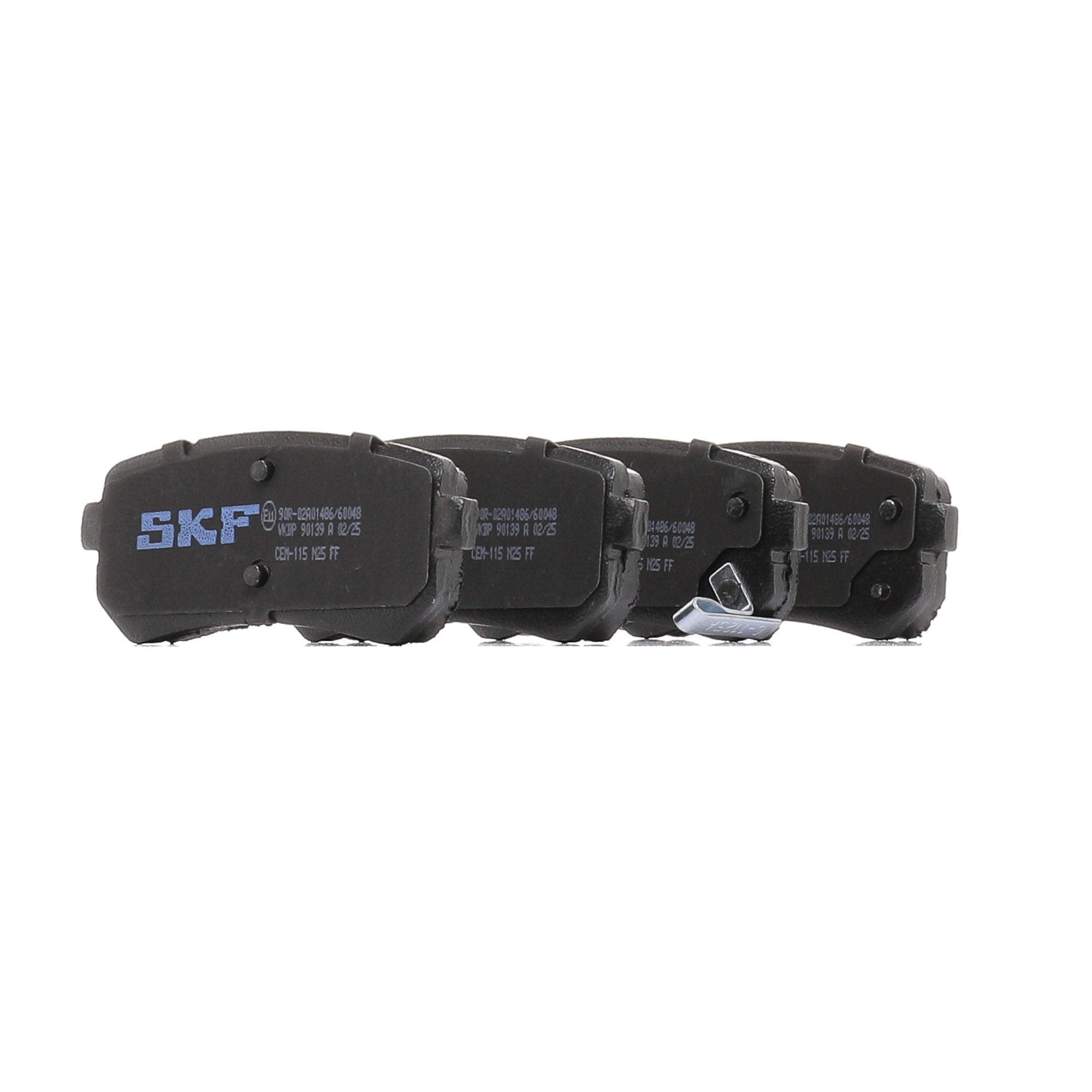 SKF VKBP 90139 A Bremsbeläge mit akustischer Verschleißwarnung