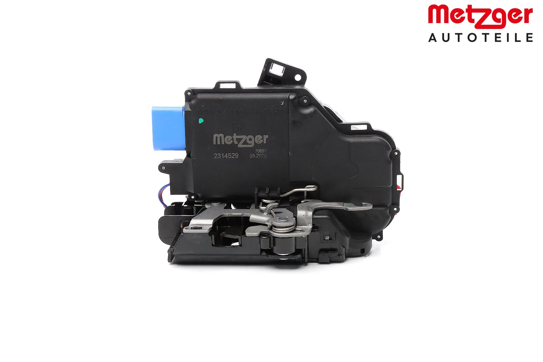 METZGER 2314529 Door lock with electrically actuated child locks, Left Rear