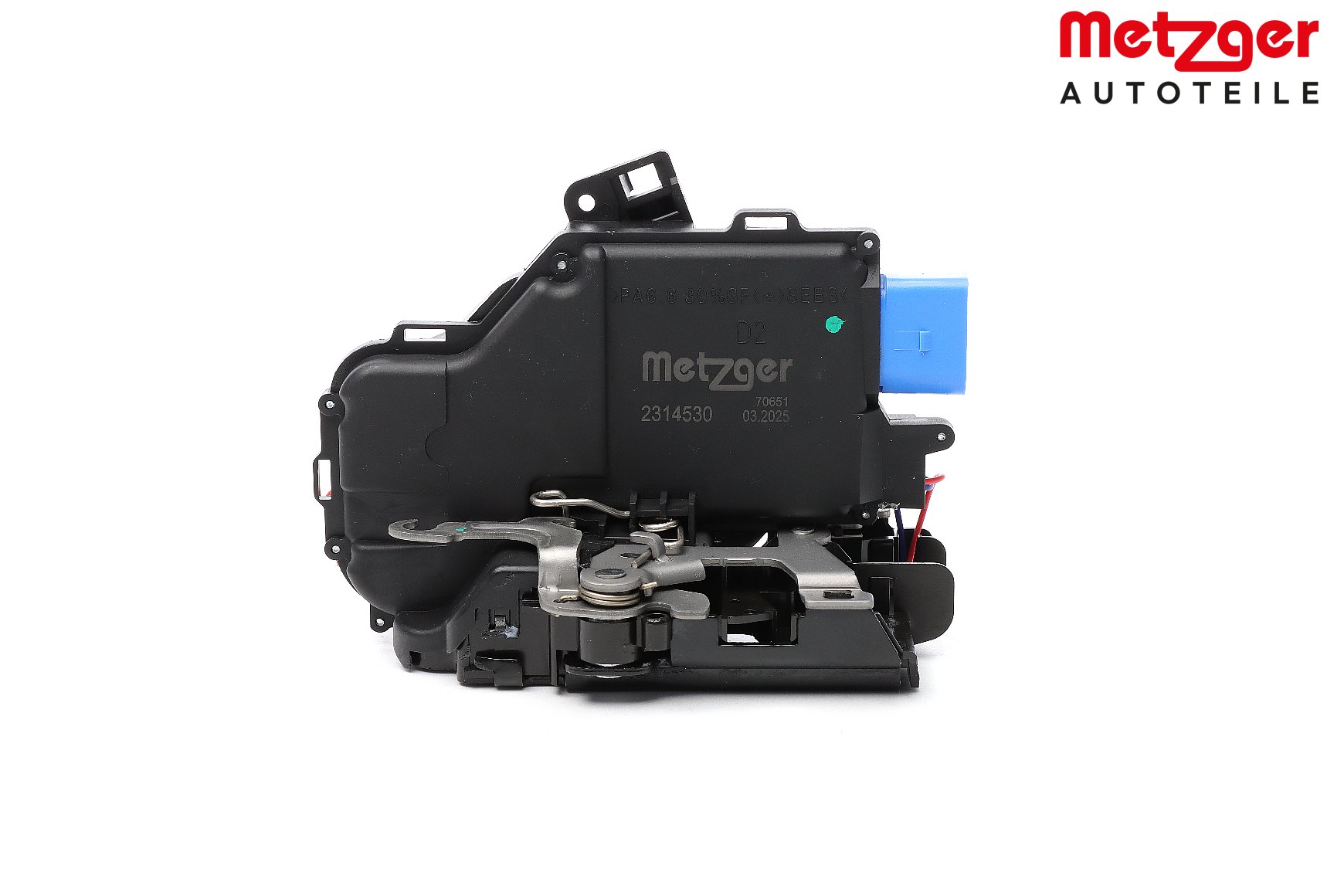 METZGER 2314530 Serrure de porte avec sécurité enfant à commande électrique, arrière droite