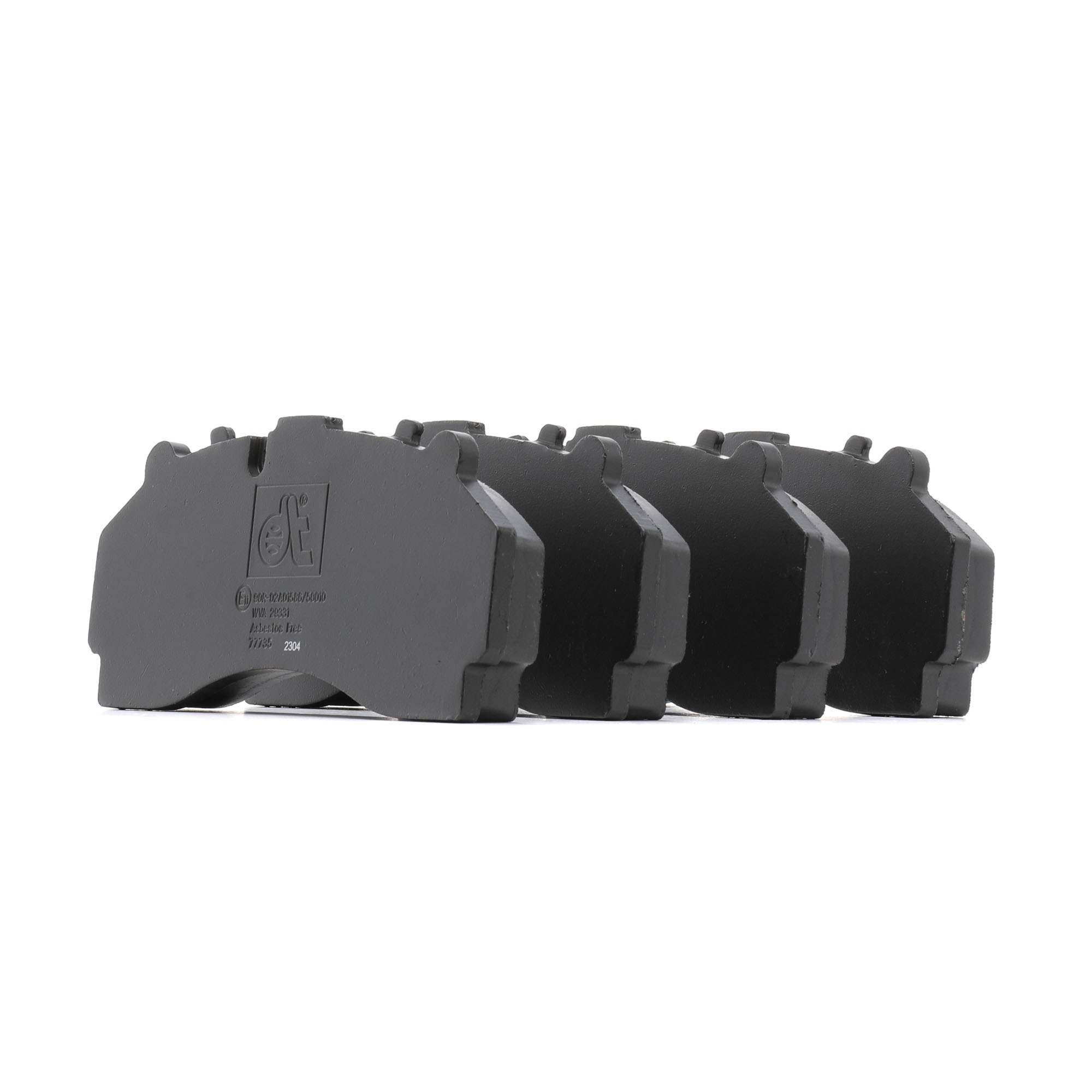 1.35033 Zavorne ploščice DT Spare Parts 2325212 MERCEDES-BENZ