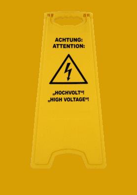 KS TOOLS Warnschild 117.0226 Elektrische Spannung