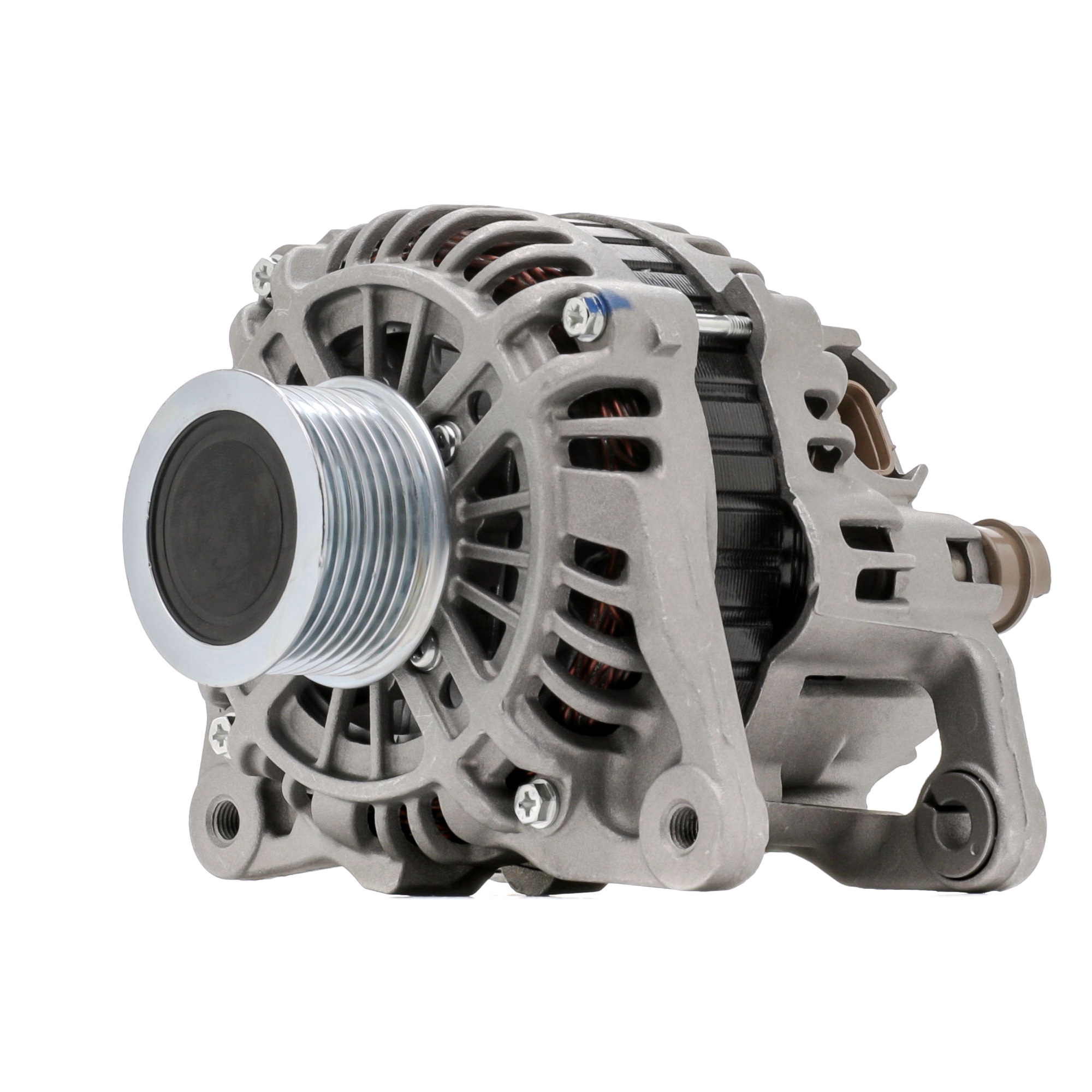 RIDEX REMAN 4G0736R Alternator 12V, 100A, B+(M8),P,D, excl. vacuum pump, Ø 60 mm
