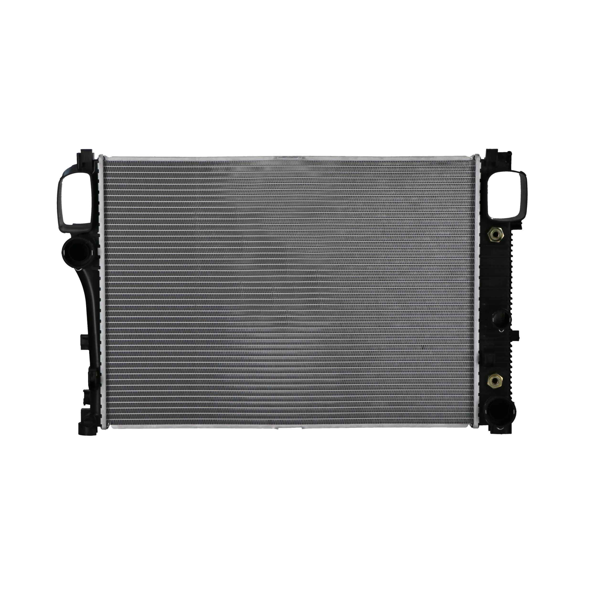 NISSENS 67107A Radiateur du moteur Aluminium, 390 x 396 x 34 mm, sans joint d'étanchéite, sans couvercle de fermeture, ailettes jointes mécaniquement